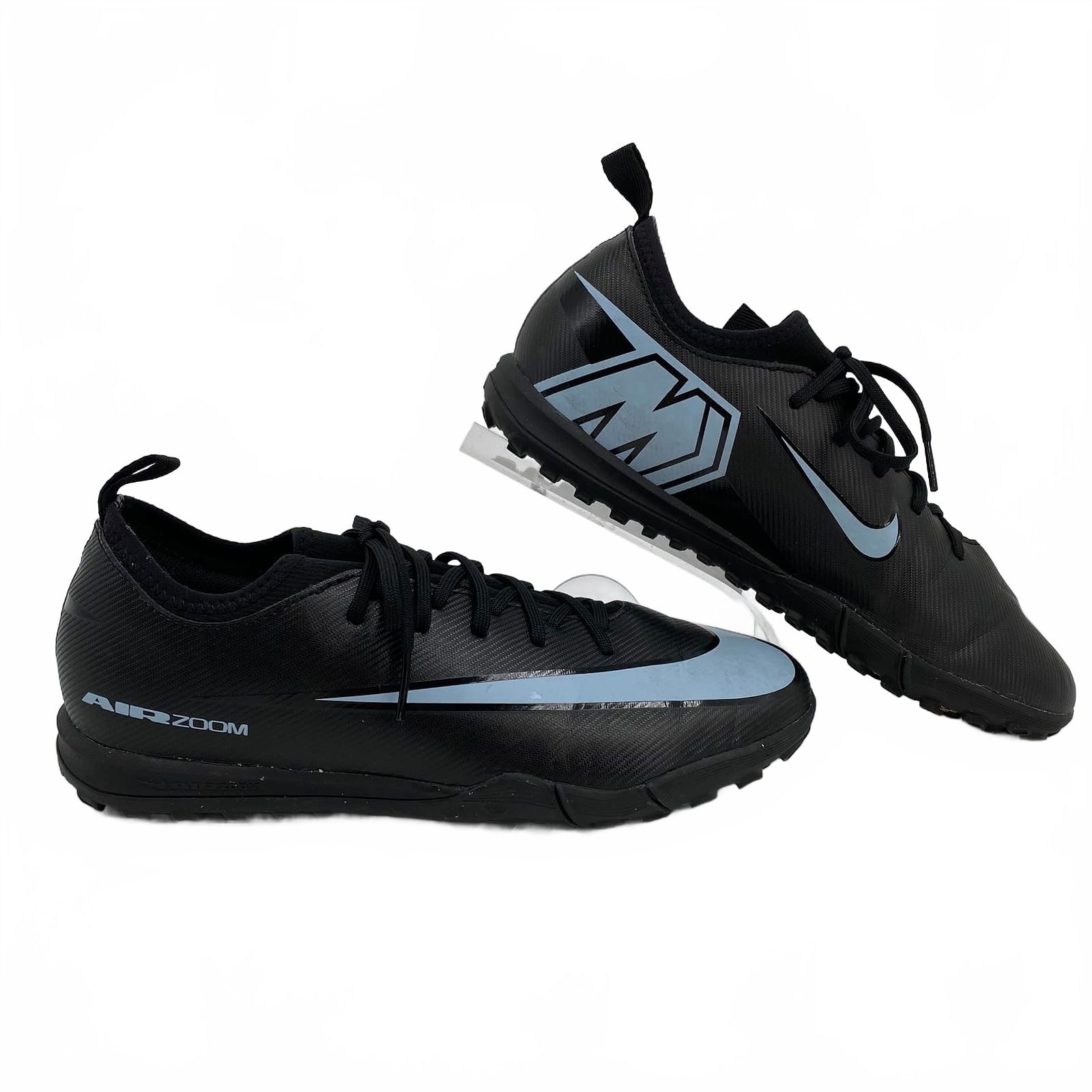 Nike Black Blue Mercurial Vapor 16 Academy Turf Cleats