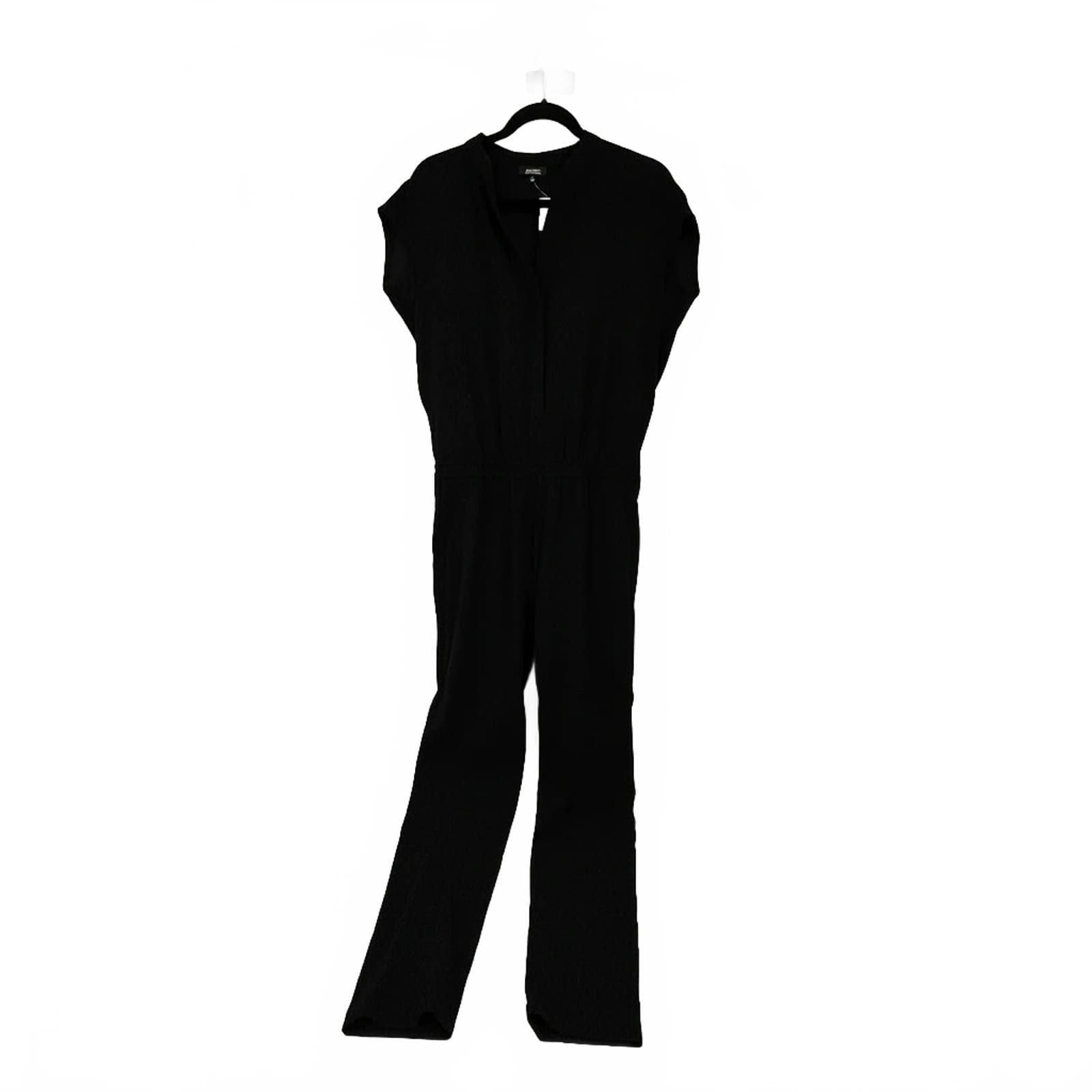 Babaton Black Polyester Jumpsuit