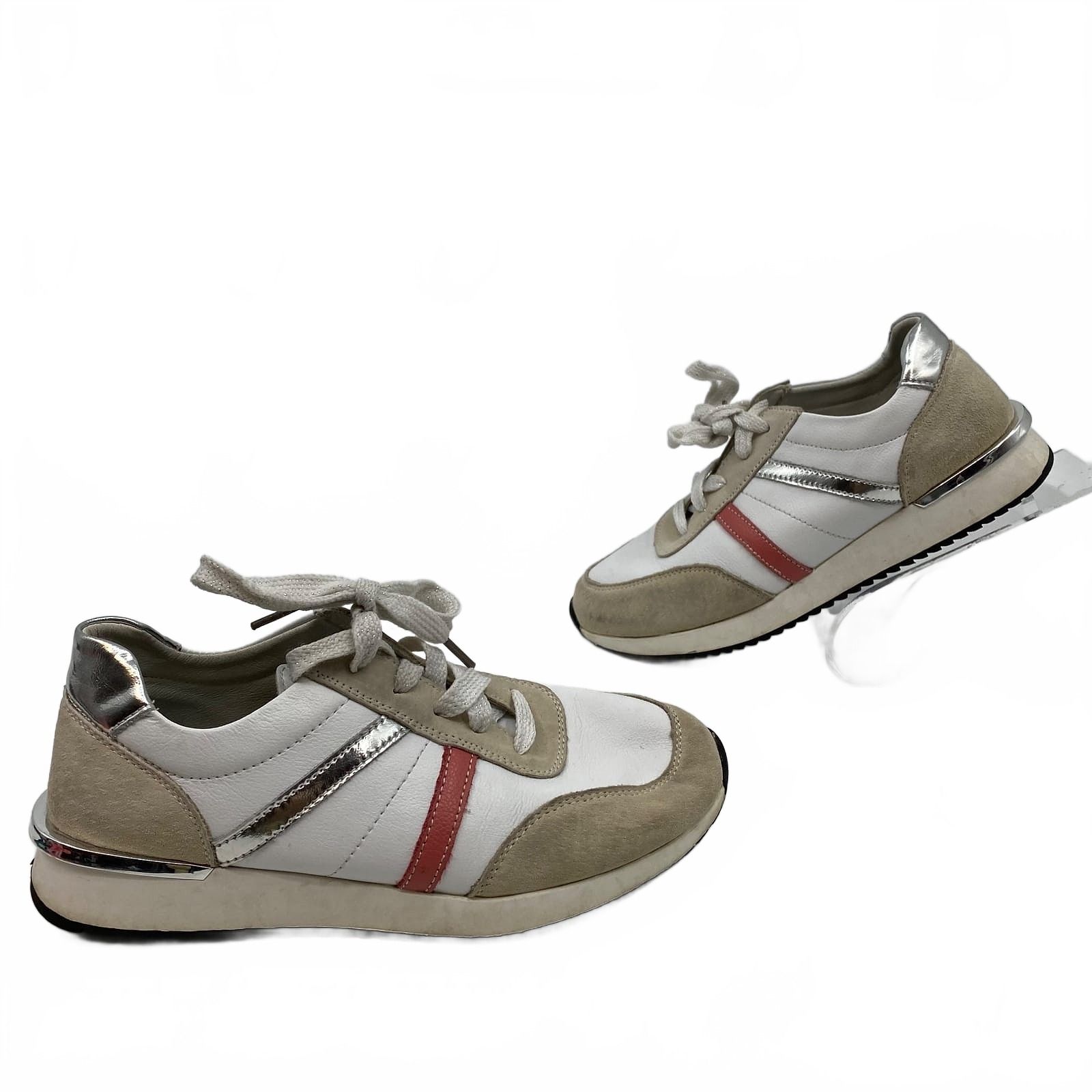 Riccardo Farini White Beige Sneakers