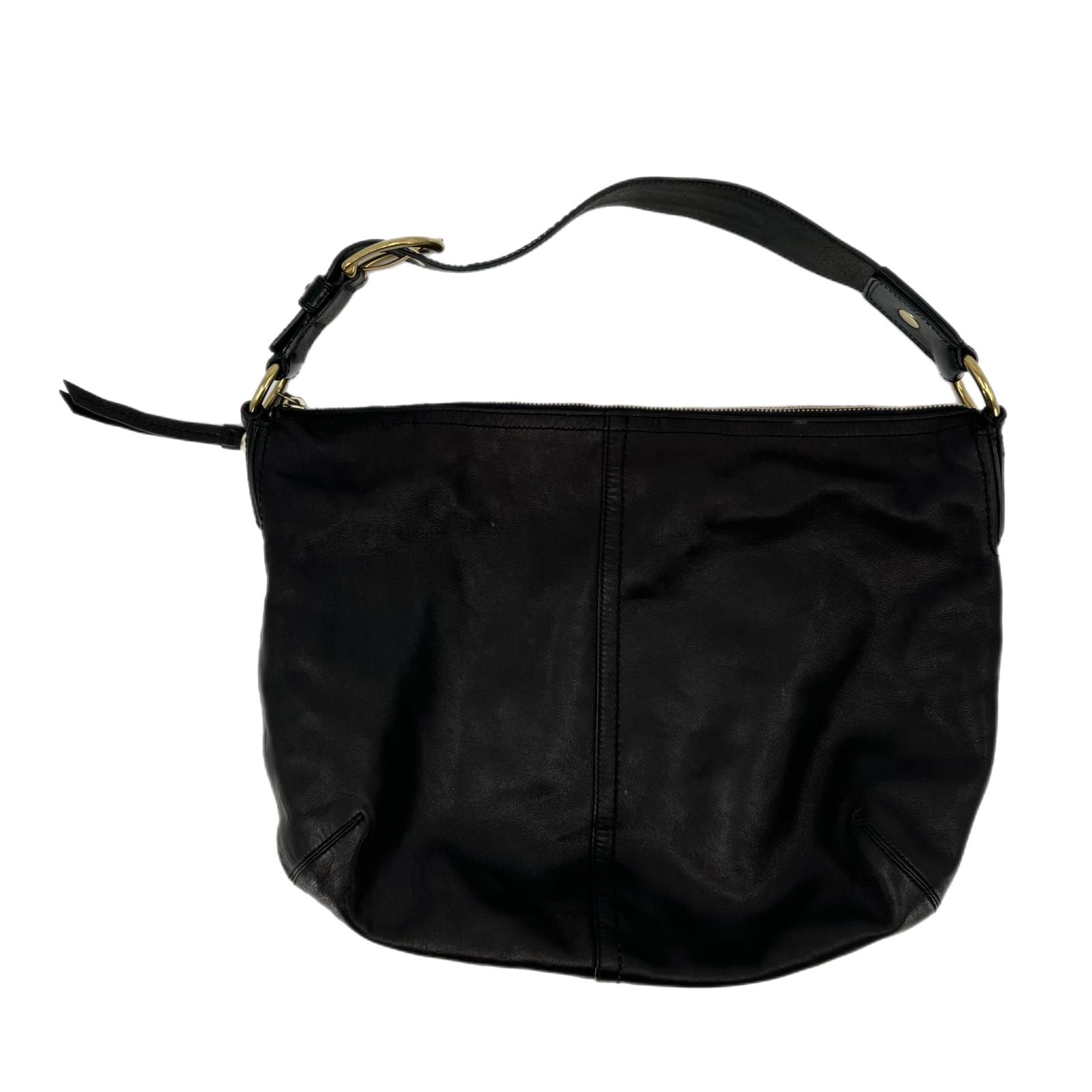 Coach Black Gold Shoulder Bag