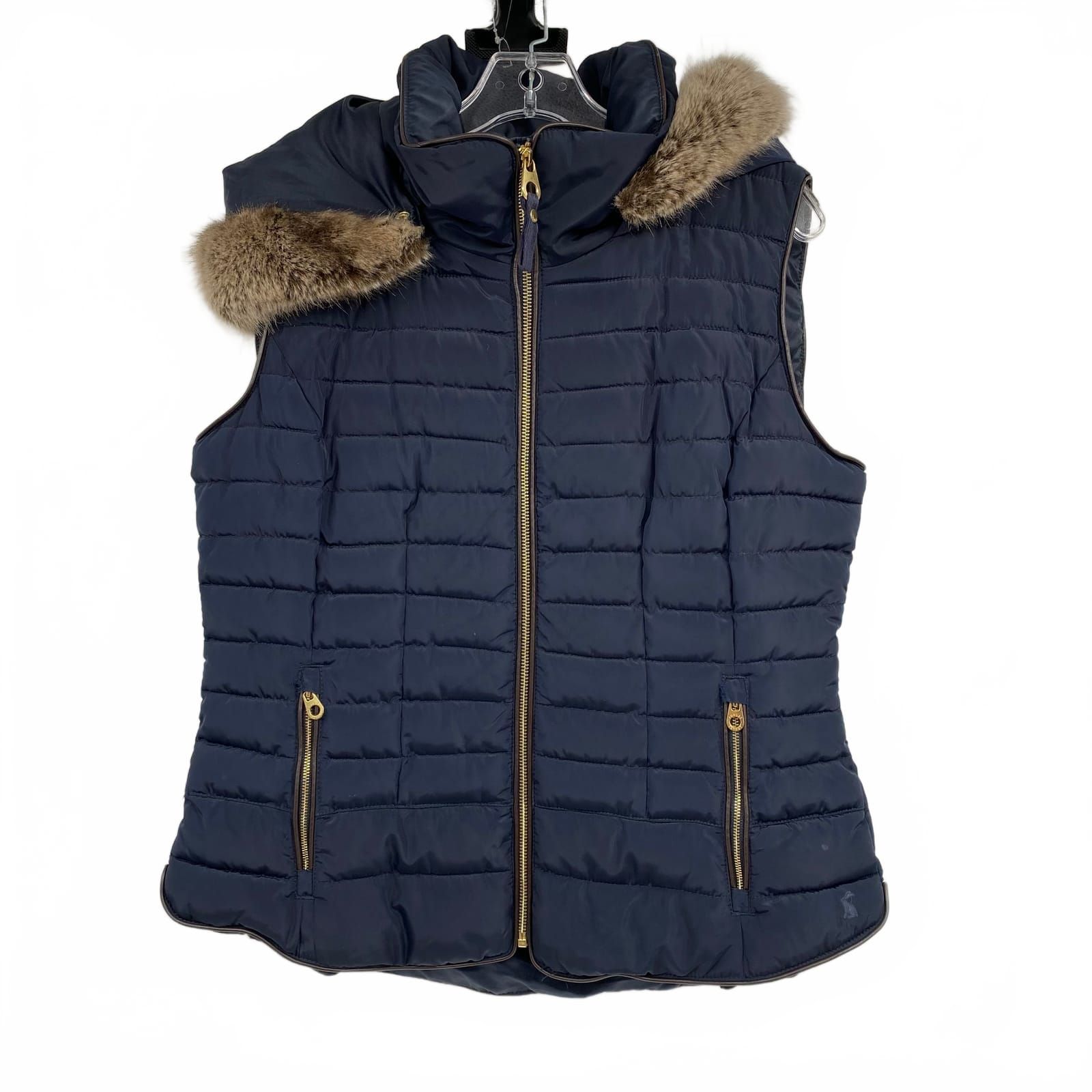 Joules Blue Puffer Vest