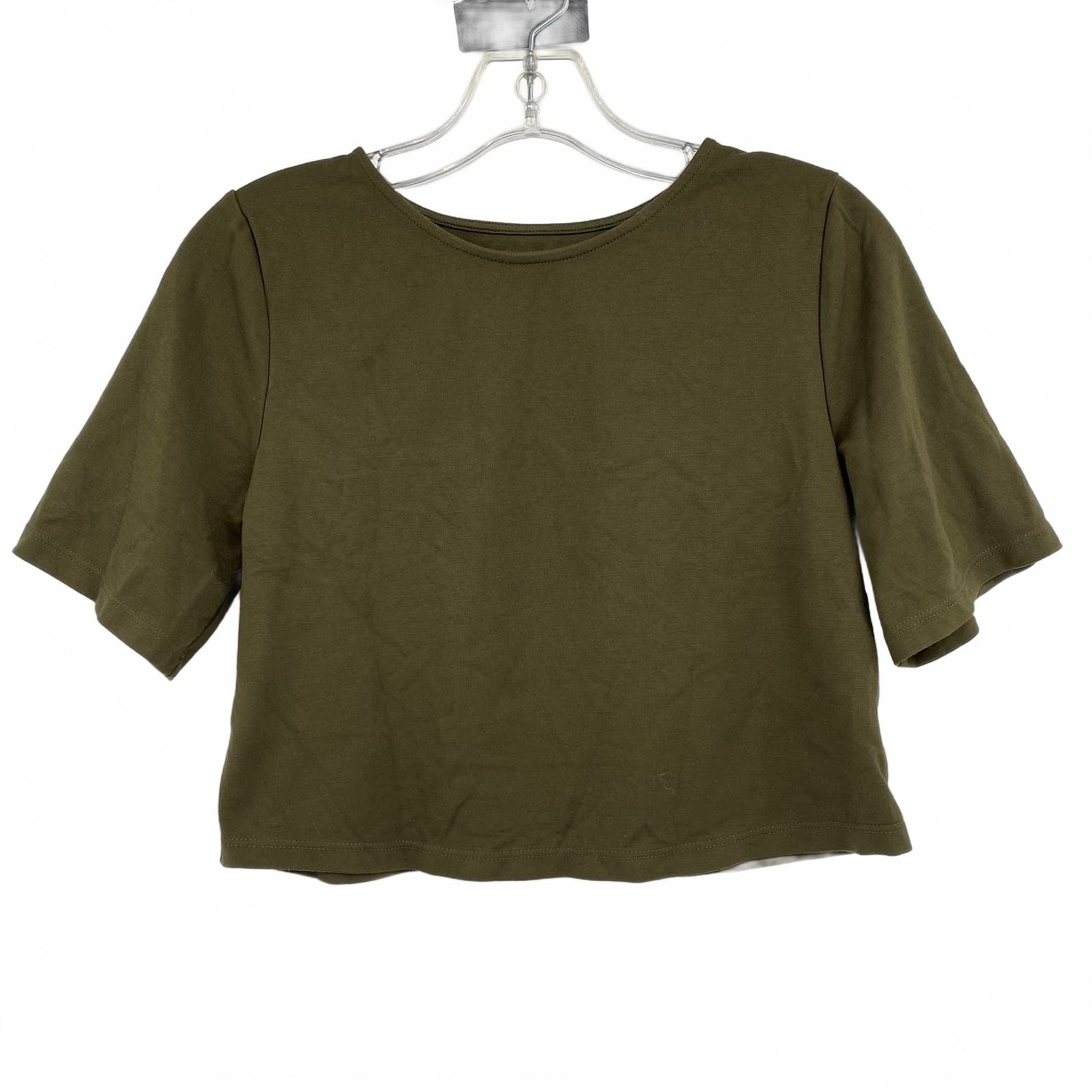 Ripley Rader Green Cropped Tee