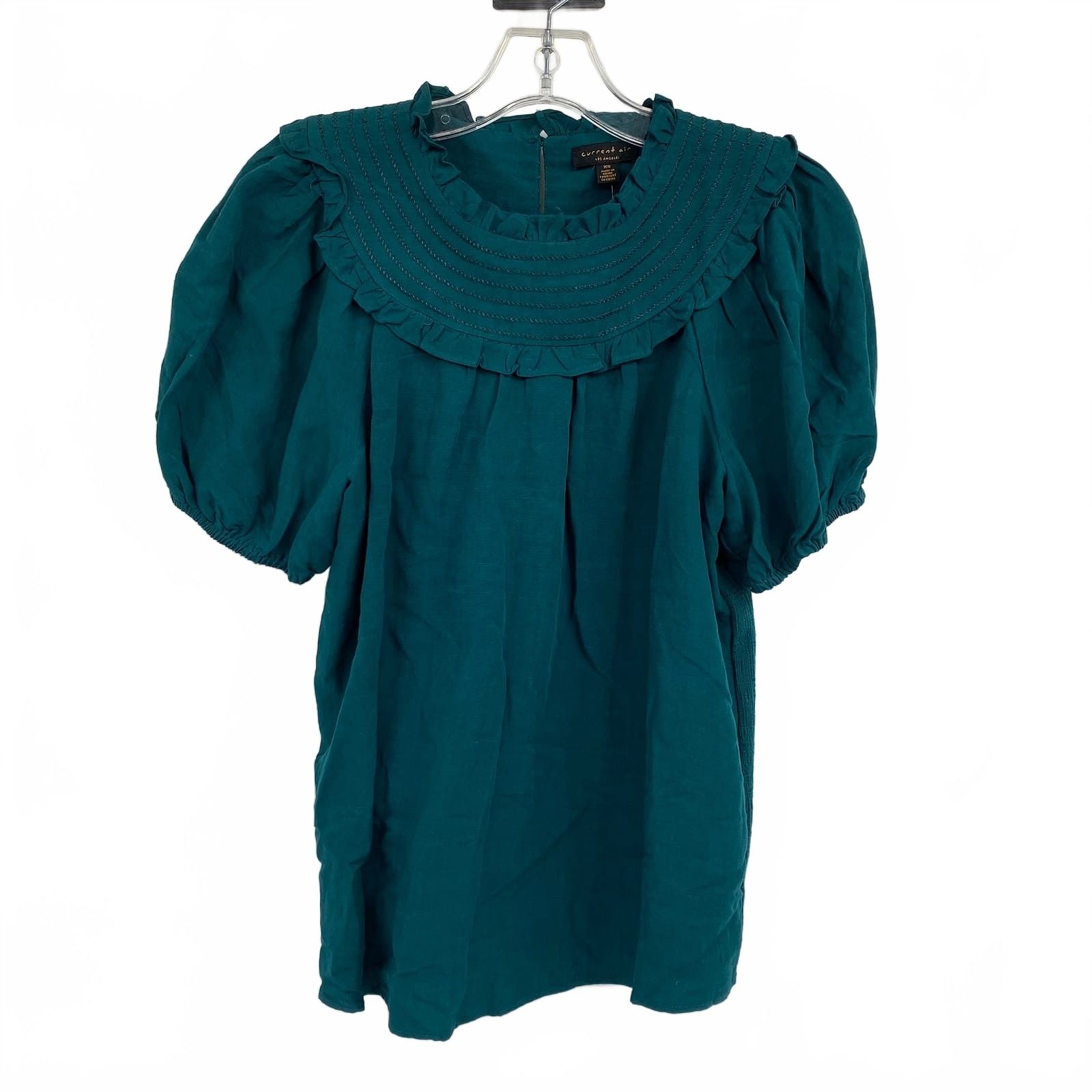 Current Air Green Blouse