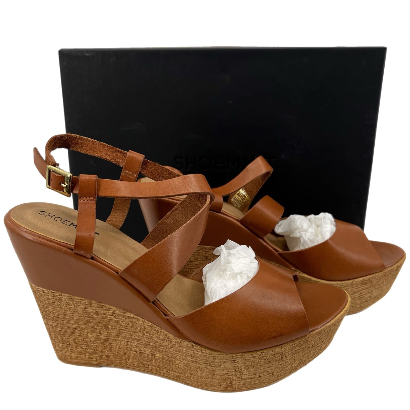 Shoe Mint Brown Sammie Wedges