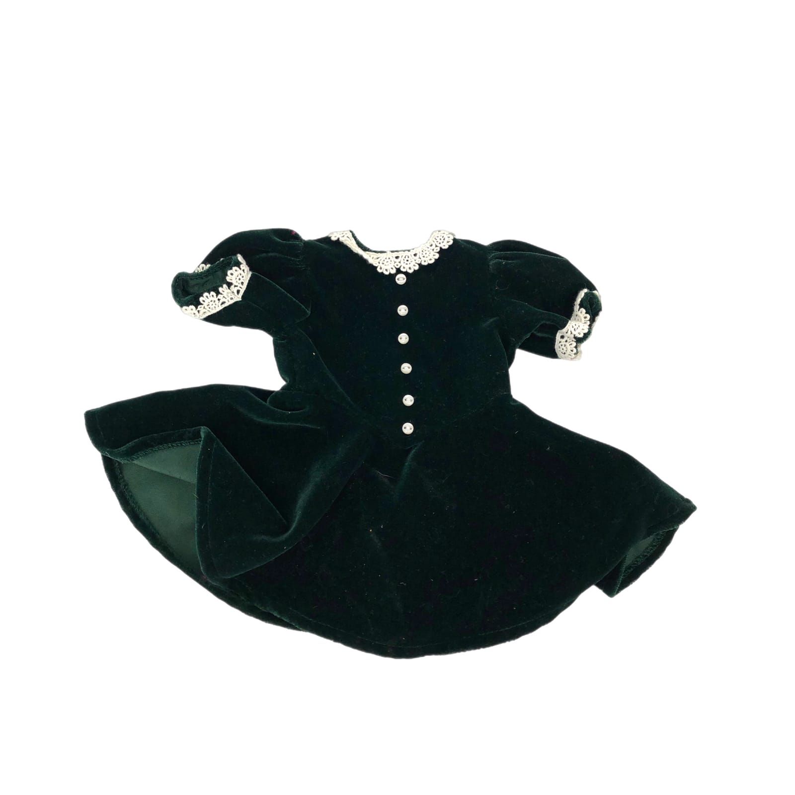 American Girl Green & White Molly's Holiday Dress