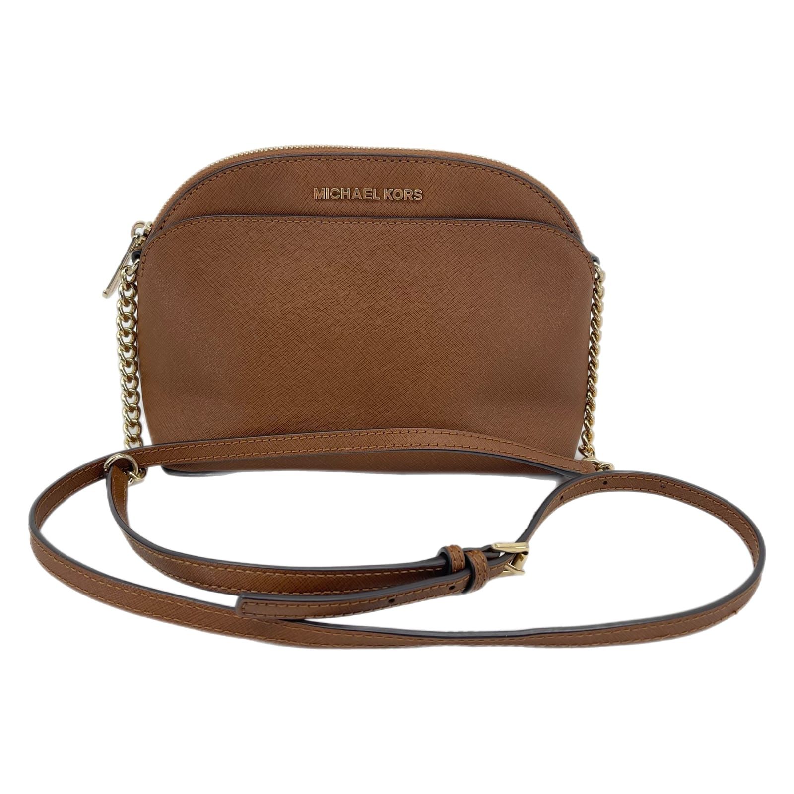 Michael Kors Tan Leather Crossbody Bag