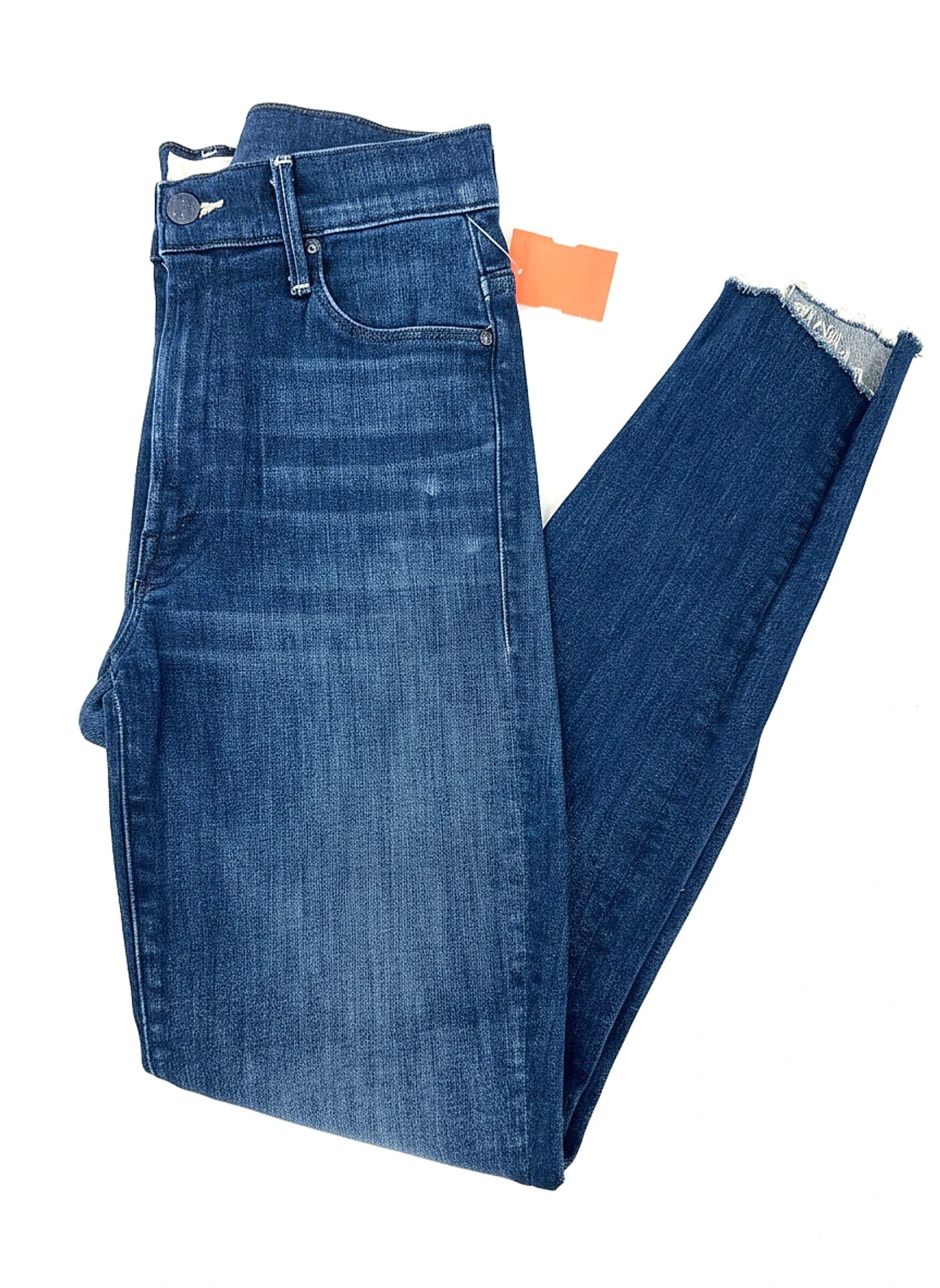 MOTHER Dark Wash Skinny Jeans