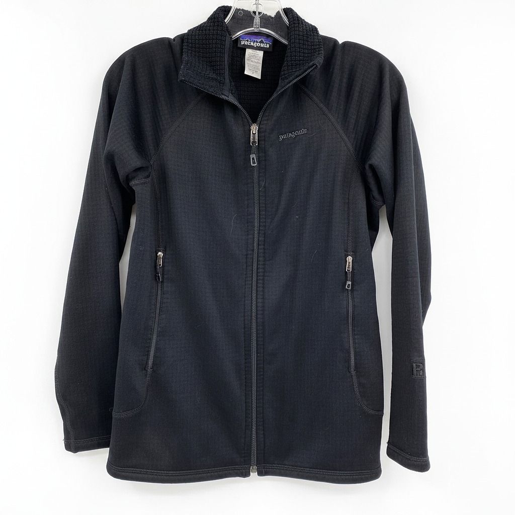 Patagonia Black Zip Up Sweatshirt