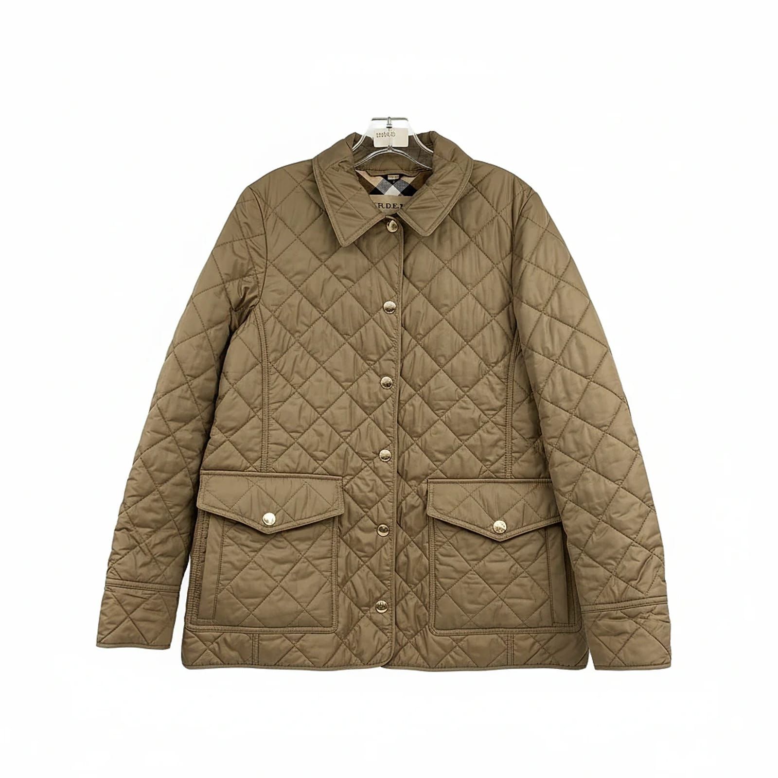 Burberry Brown Quilted Puffer Jacket