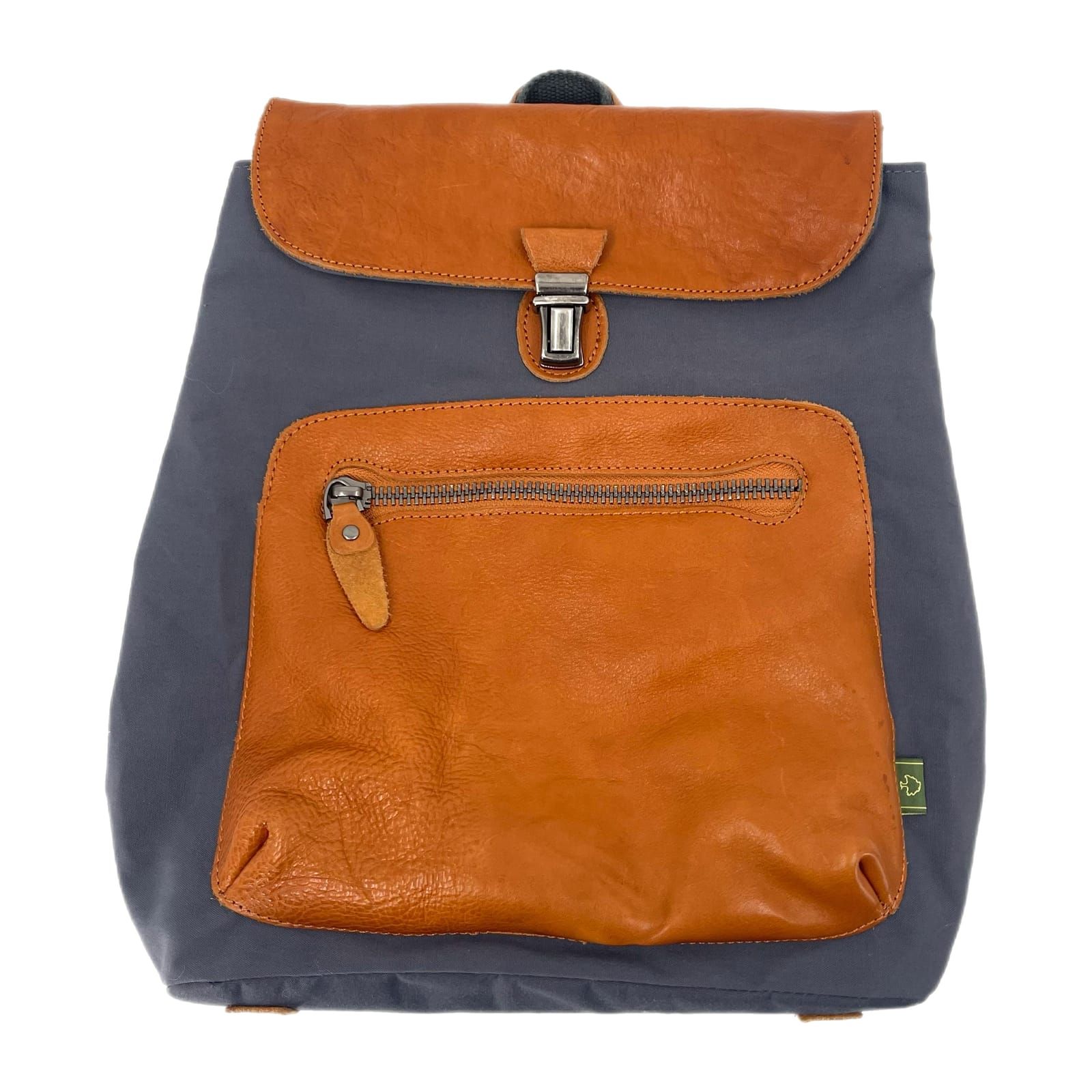 TSD Blue Leather Backpack