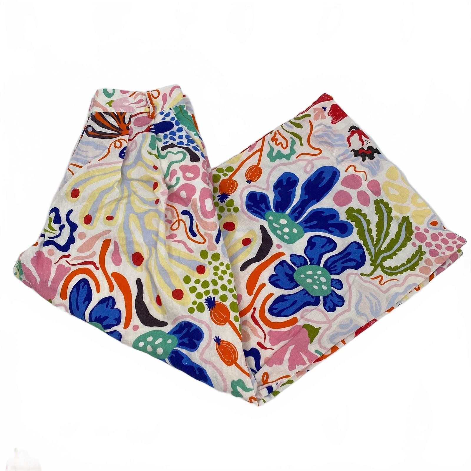 gorman White Pink Wide Leg Pants