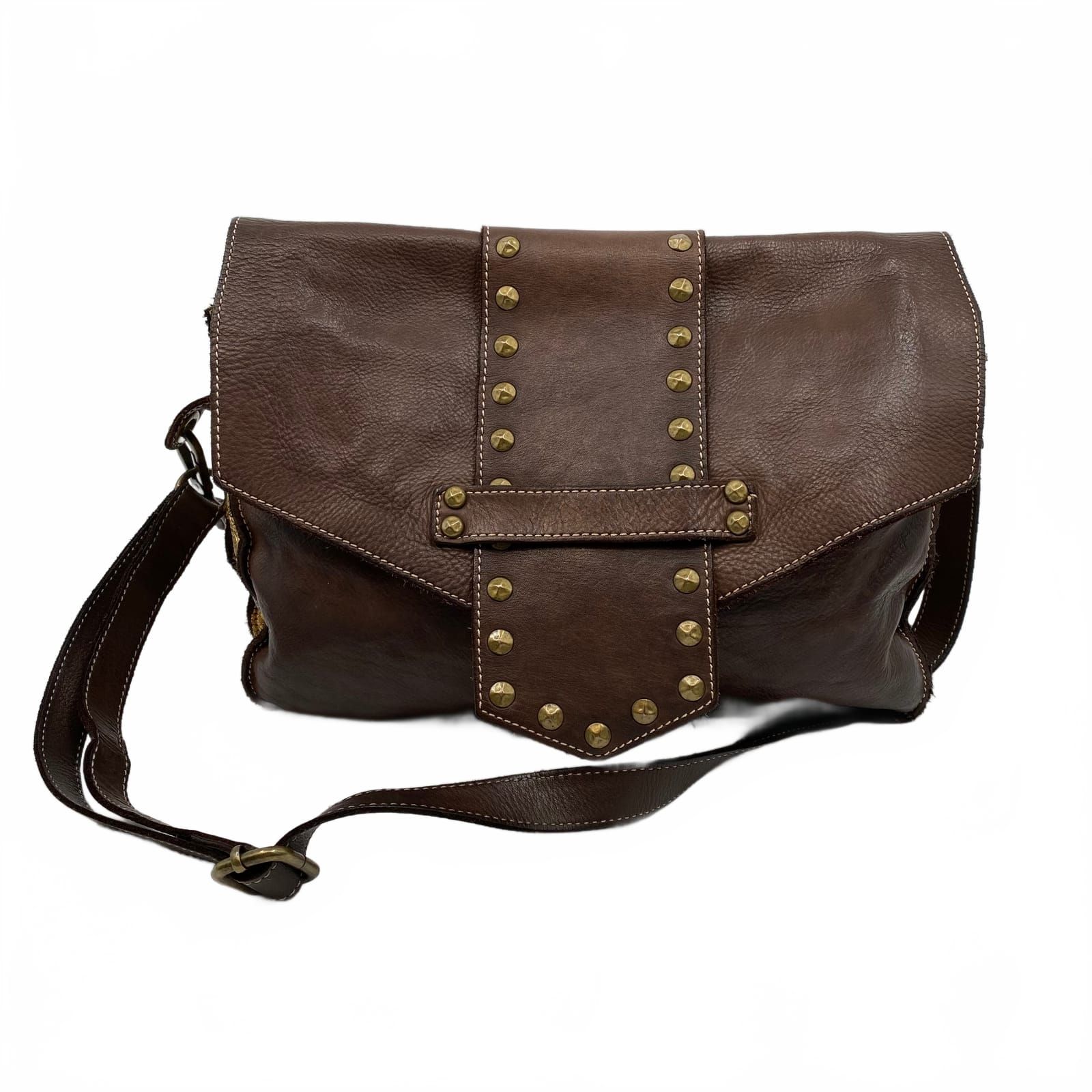 Costanza Rota Brown Leather Shoulder Bag