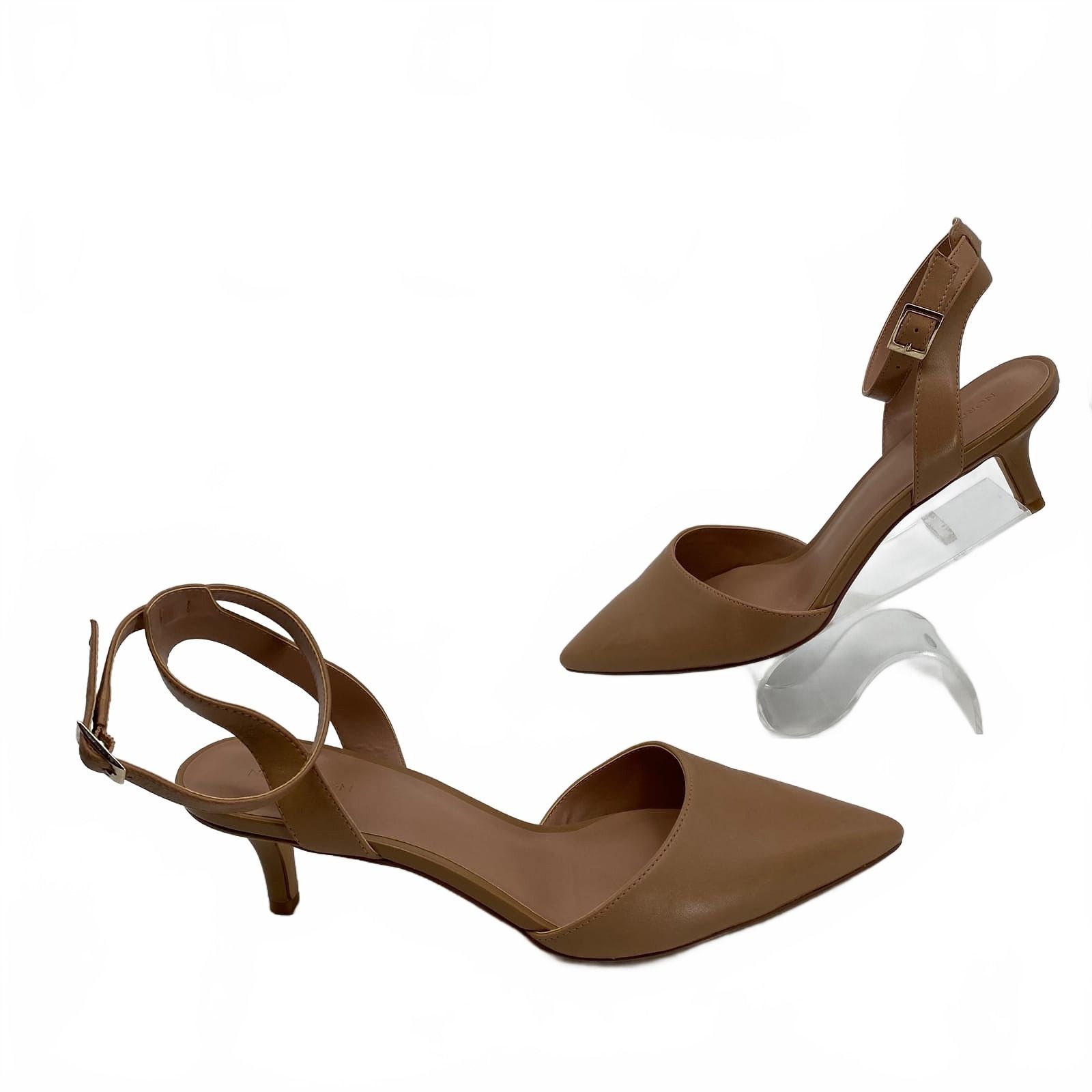 Nordstrom Tan Heels Ankle Strap