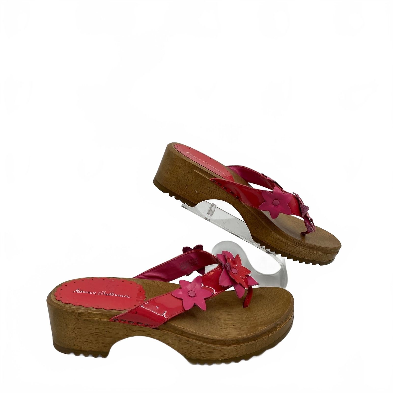 Hanna Andersson Pink Leather Sandals
