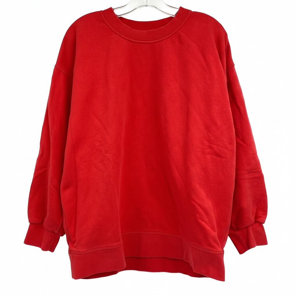 Lululemon Red Crewneck Sweatshirt