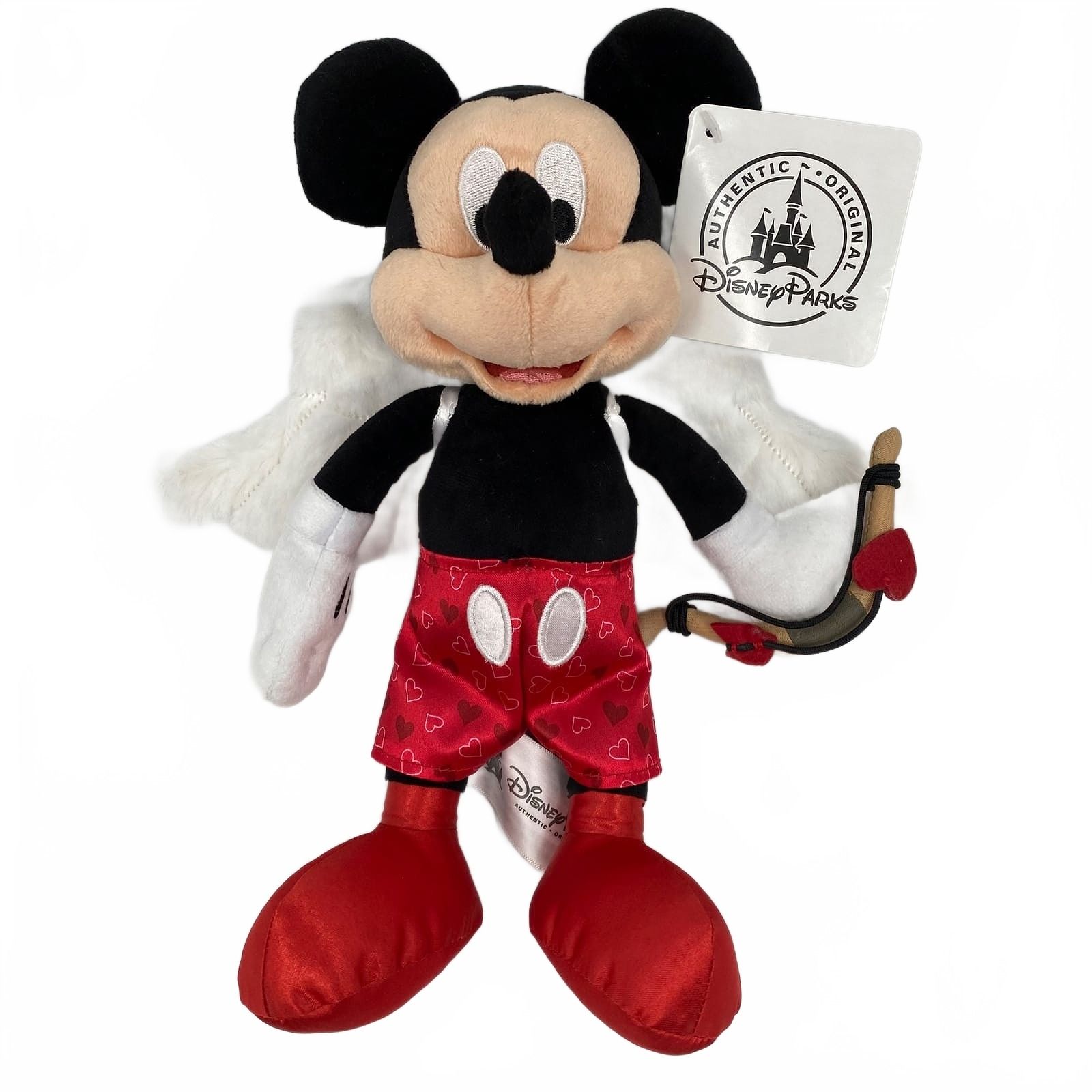 Disney Black Red Cupid Mickey Mouse Plush |OS (Kids)