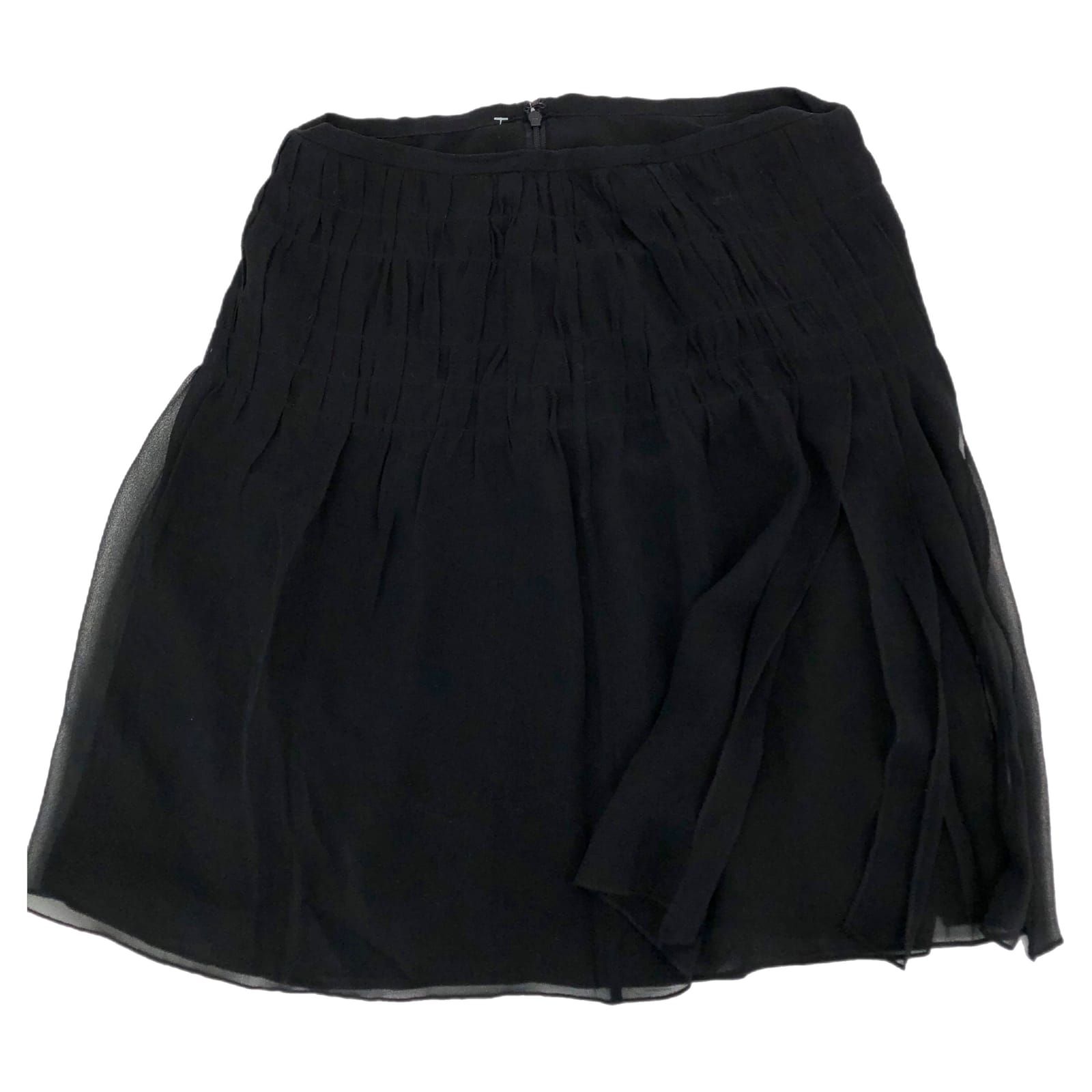 Worth Black High Rise Mini Skirt