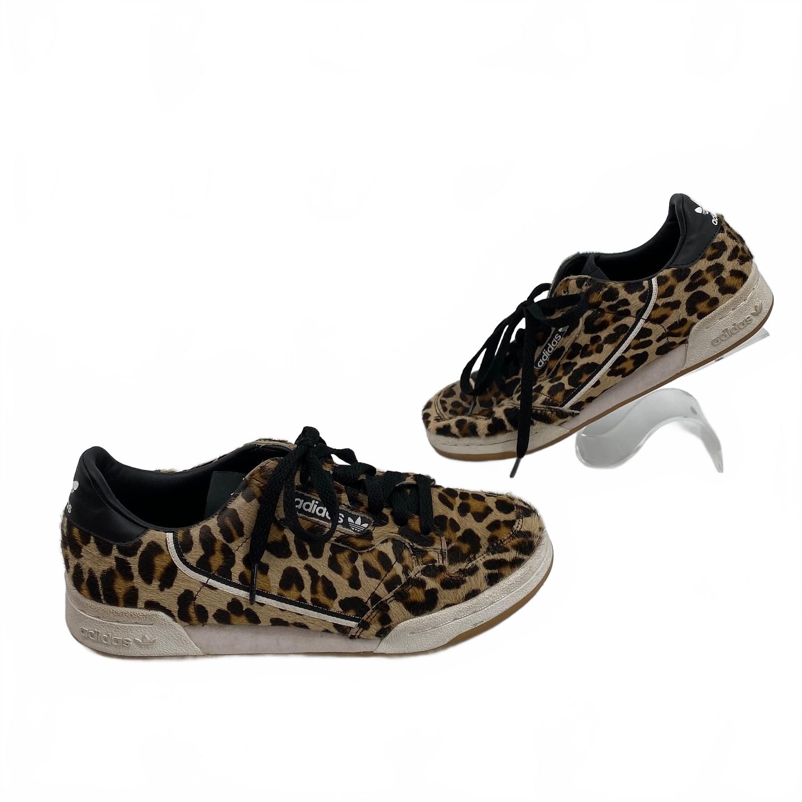adidas Brown Black Sneakers Continental 80 Print