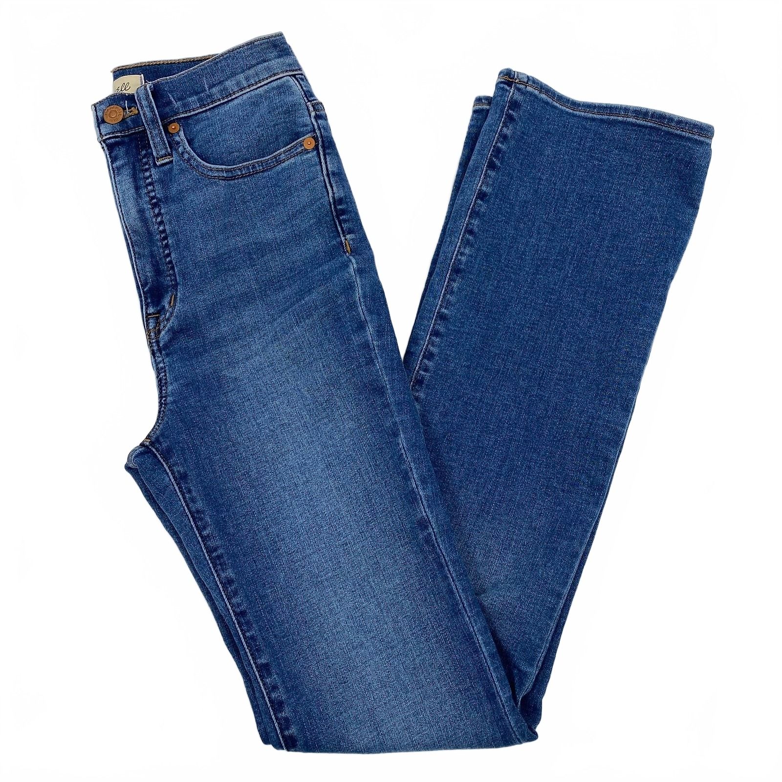 Madewell Medium Wash Skinny Flare Jeans
