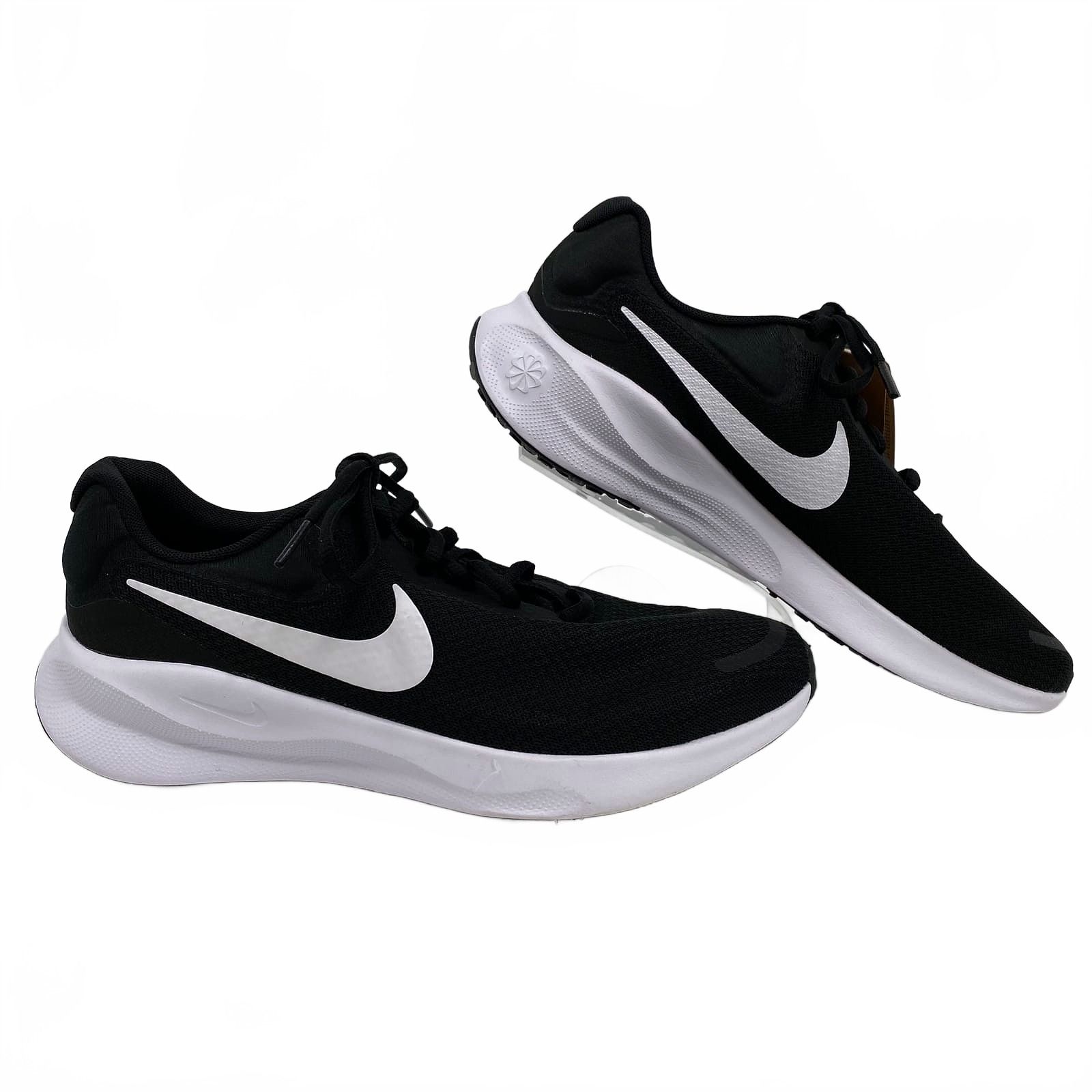 Nike Black White Revolution 7 Sneakers