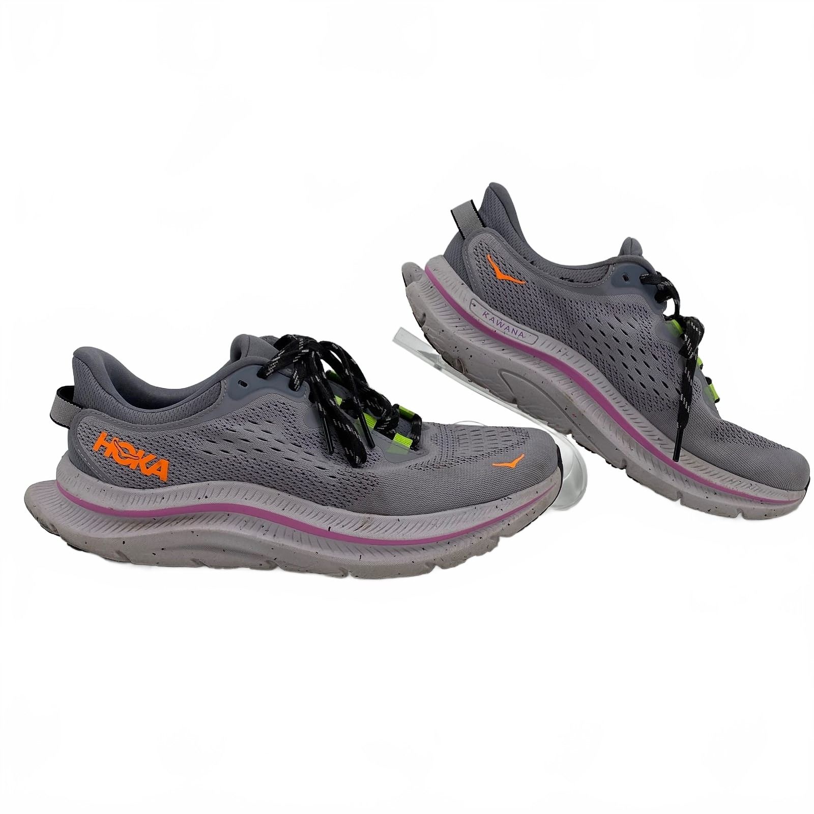 Hoka Gray Purple Kawana Sneakers