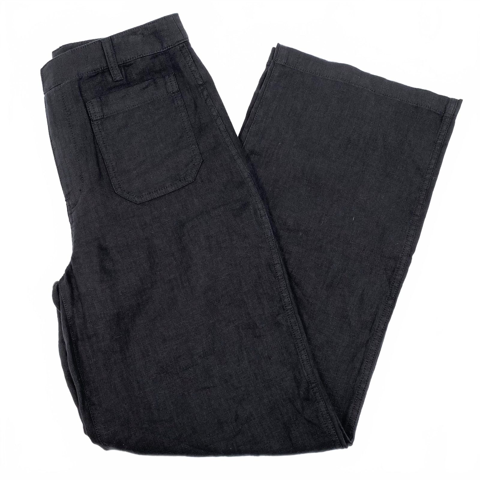 Madewell Black Patch Pocket Wide Leg Pants