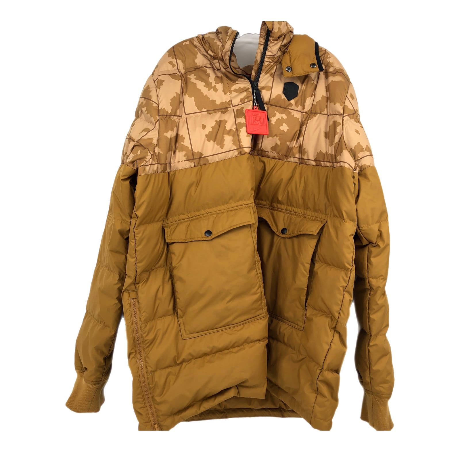 Nike Orange Puffer Jacket