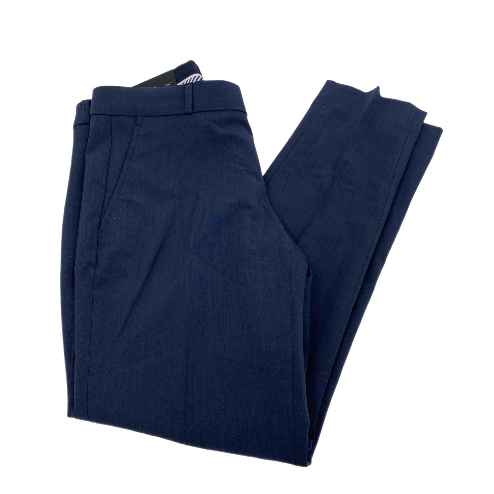 Banana Republic Blue Slim Fit Straight Leg Pants