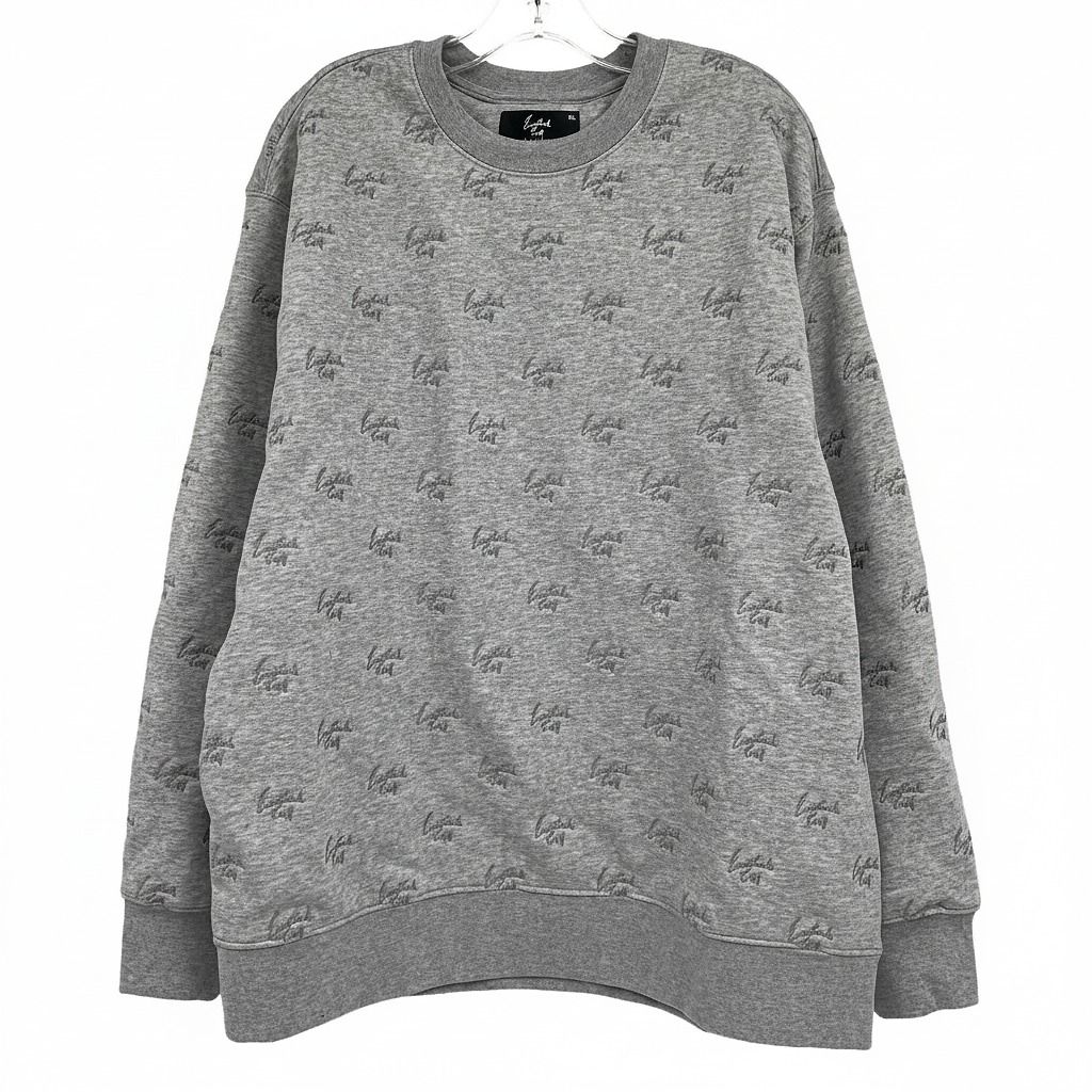 Eastside Golf Gray Embroidered Logo Sweatshirt Crewneck