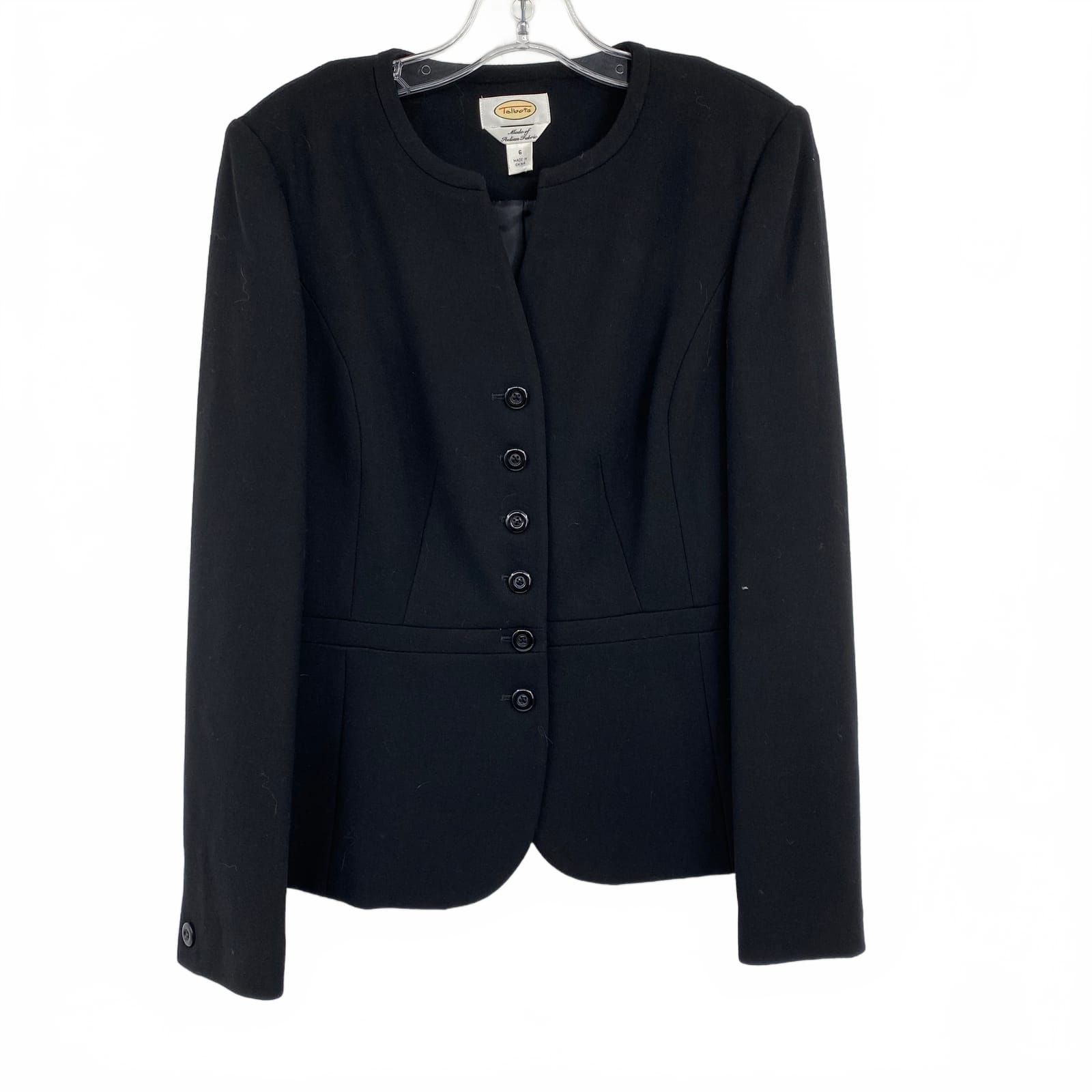 Talbots Black Wool Blazer