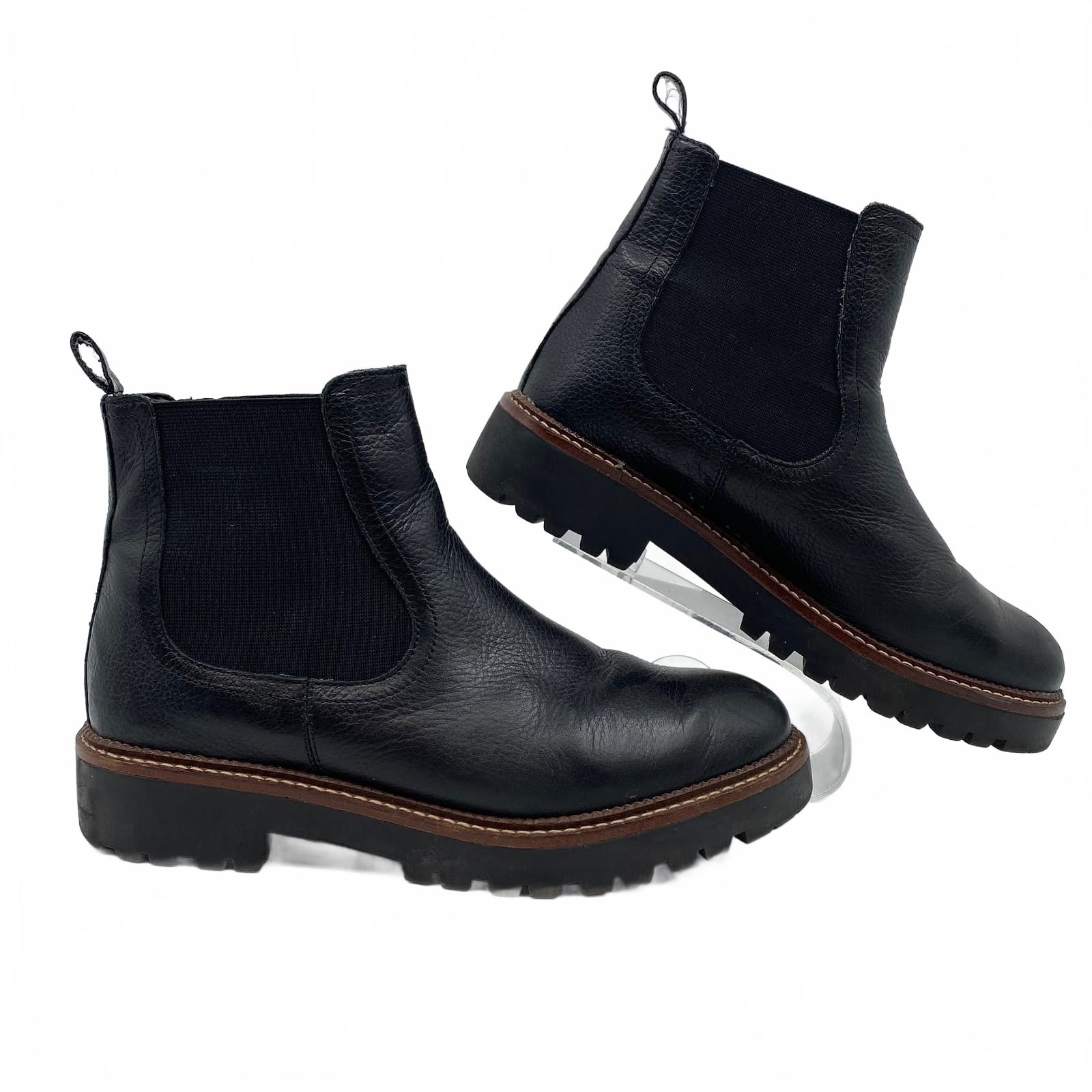 Caslon Black Slip-On Ankle Boots