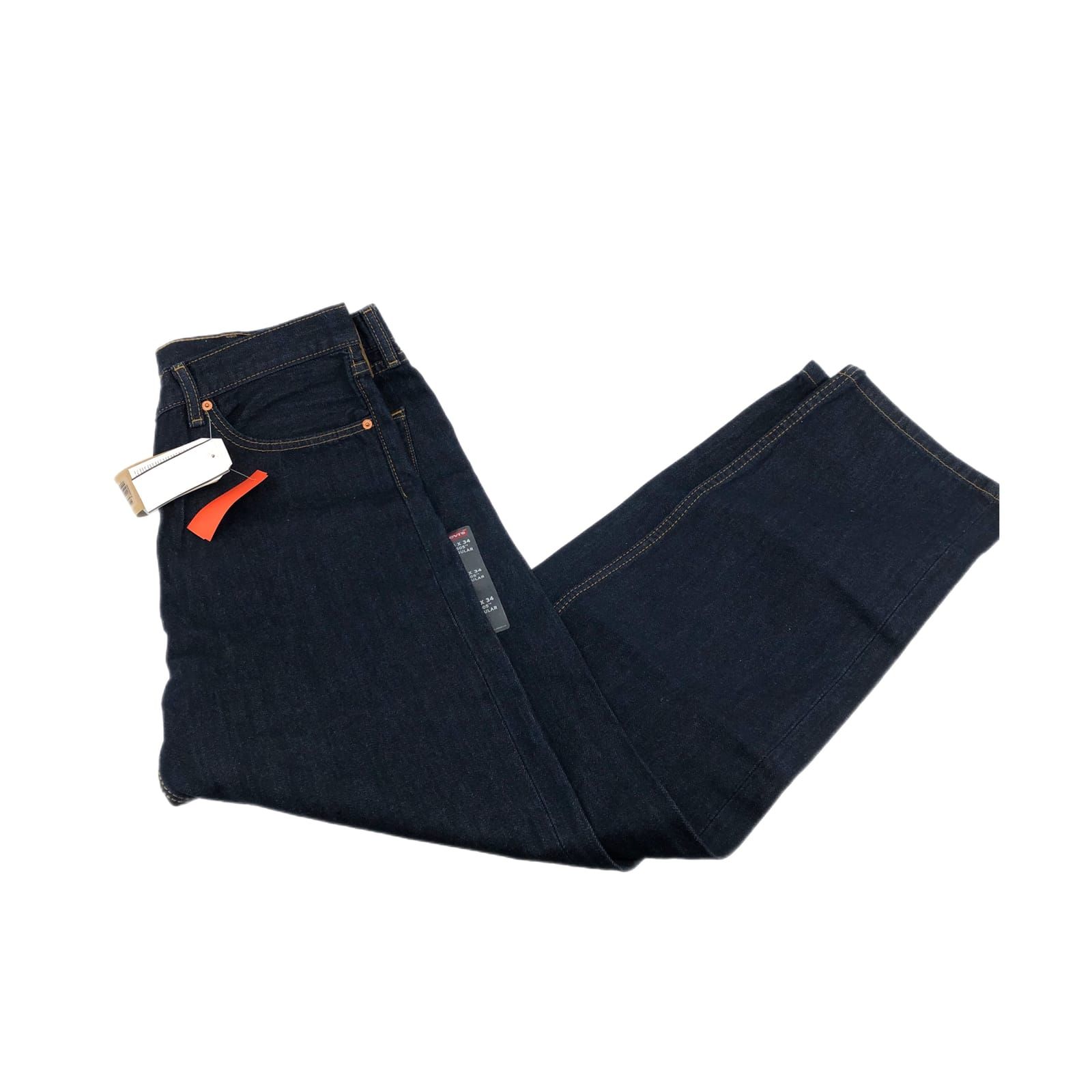 Levi's Blue High-Rise Wide-Leg Jeans