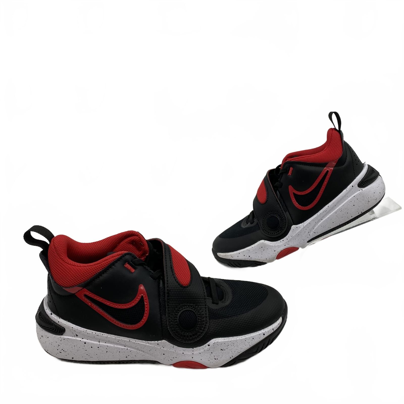 Nike Black Red Synthetic Kids' Sneakers