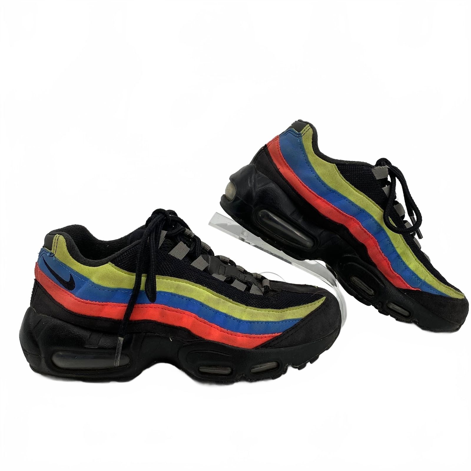 Nike Black Green Air Max 95 Sneakers