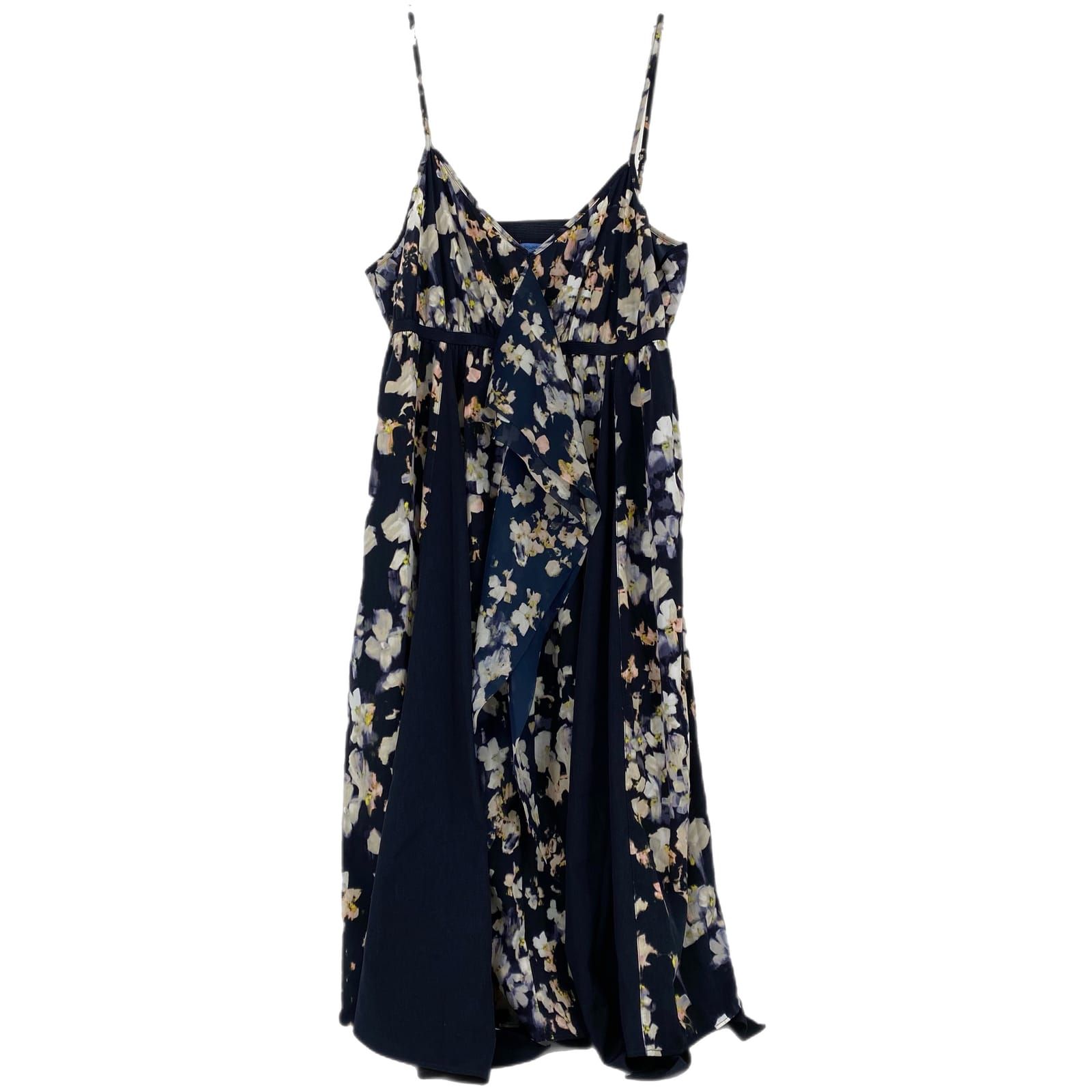 SimplyVera Pink and Blue Floral Sundress