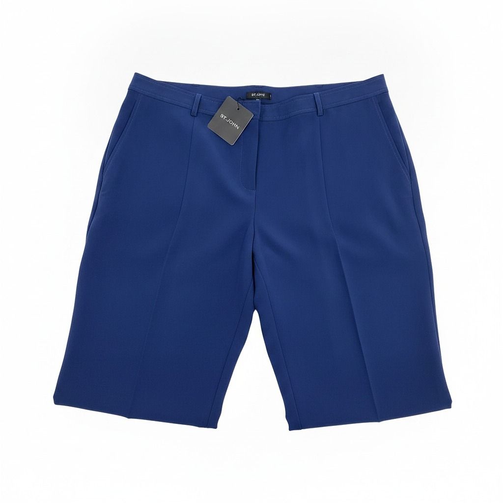 St John Blue Dress Pants Plus