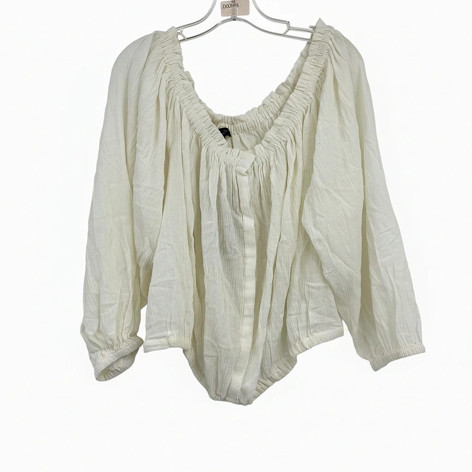rag & bone White Cotton Blouse