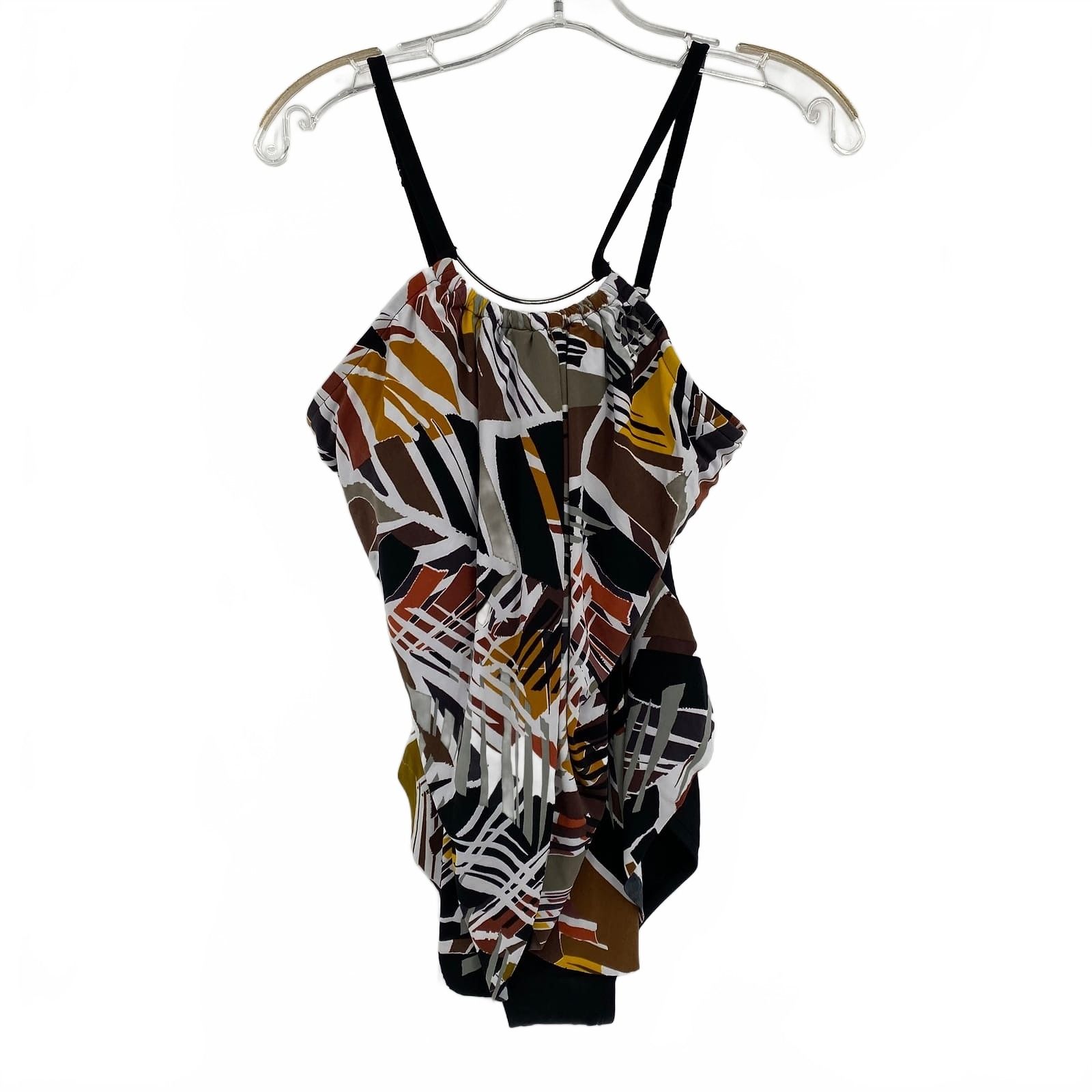 Magic Suit Black Brown One Piece Esme Printed Swimsuit