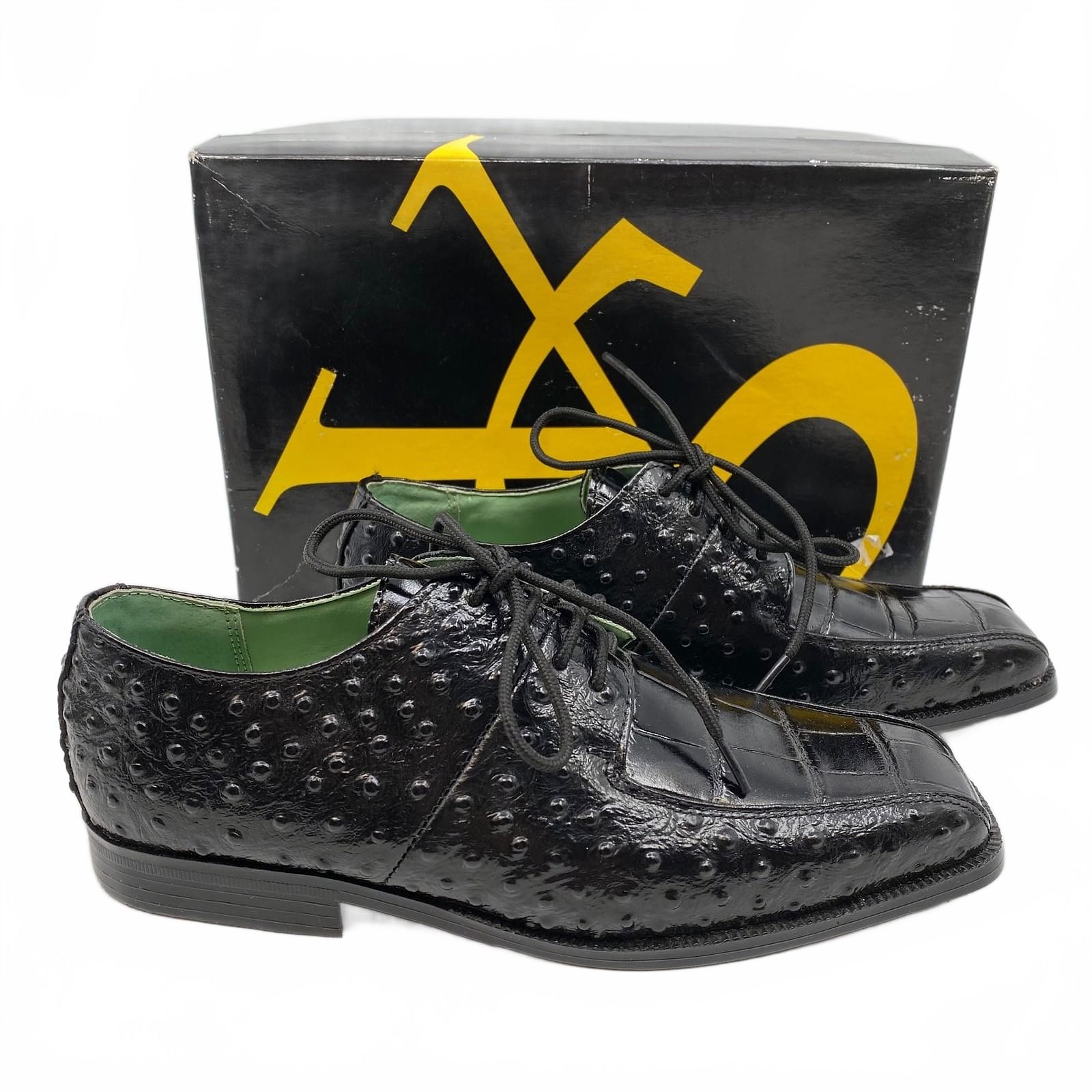 Stacy Adams Black Derby Dress Shoes