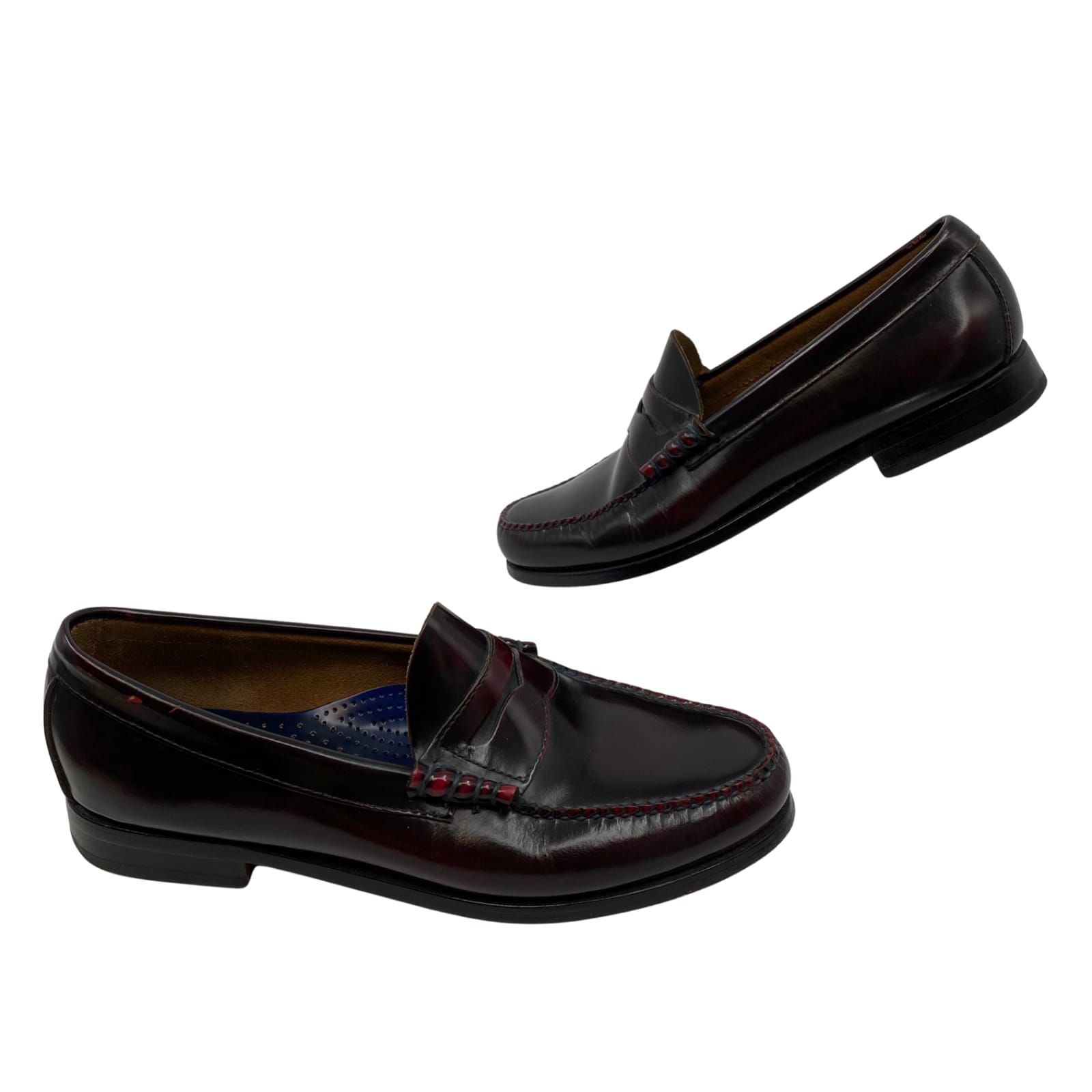 G.H. Bass & Co. Red Leather Loafers