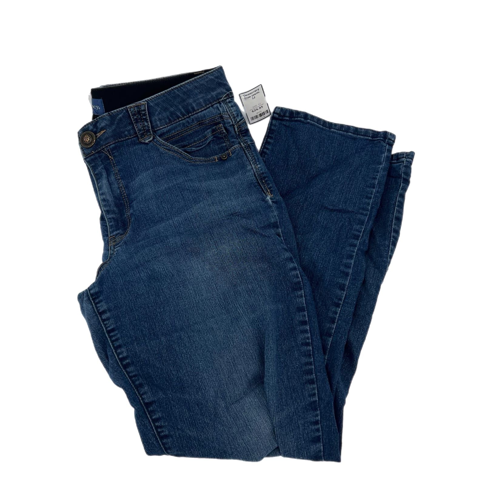 Democracy Blue Straight Leg Jeans
