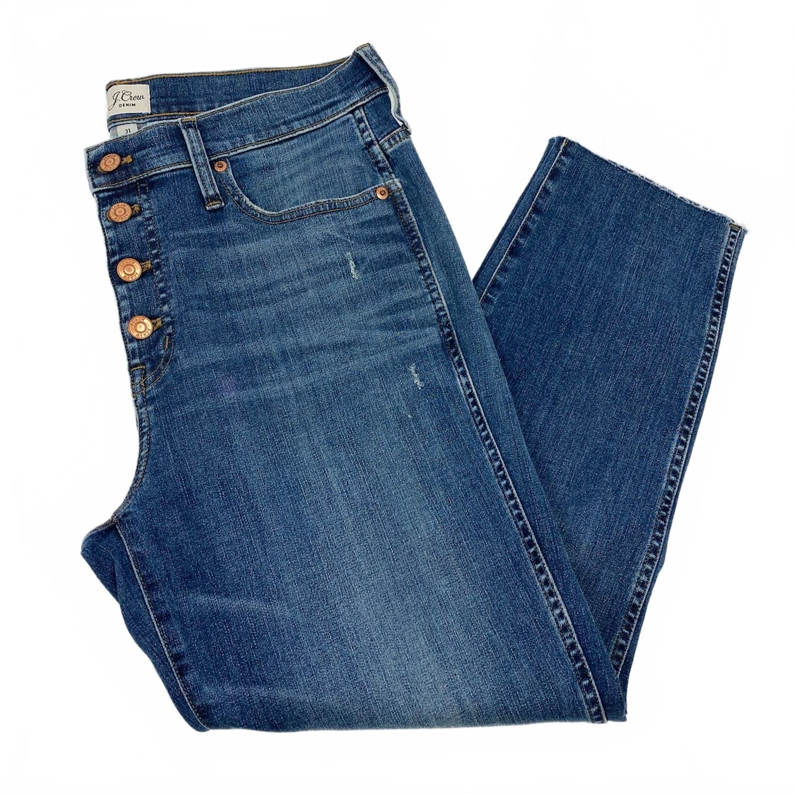 J. Crew Medium Wash Vintage Straight Jeans