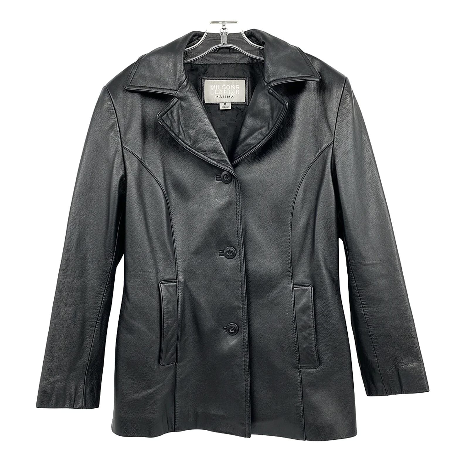 Wilsons Leather Black Leather Jacket