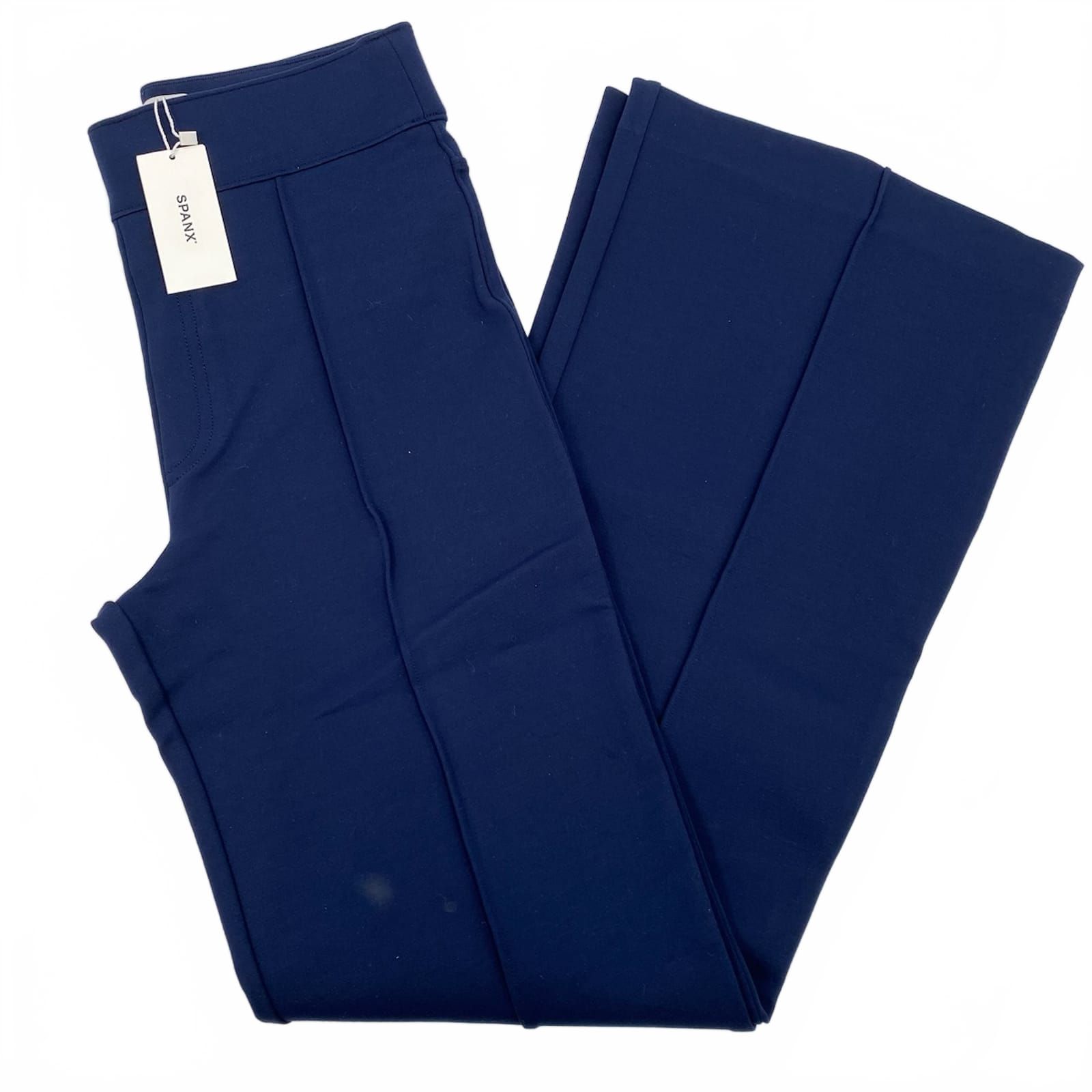 SPANX Navy Blue High Rise Flare Pants