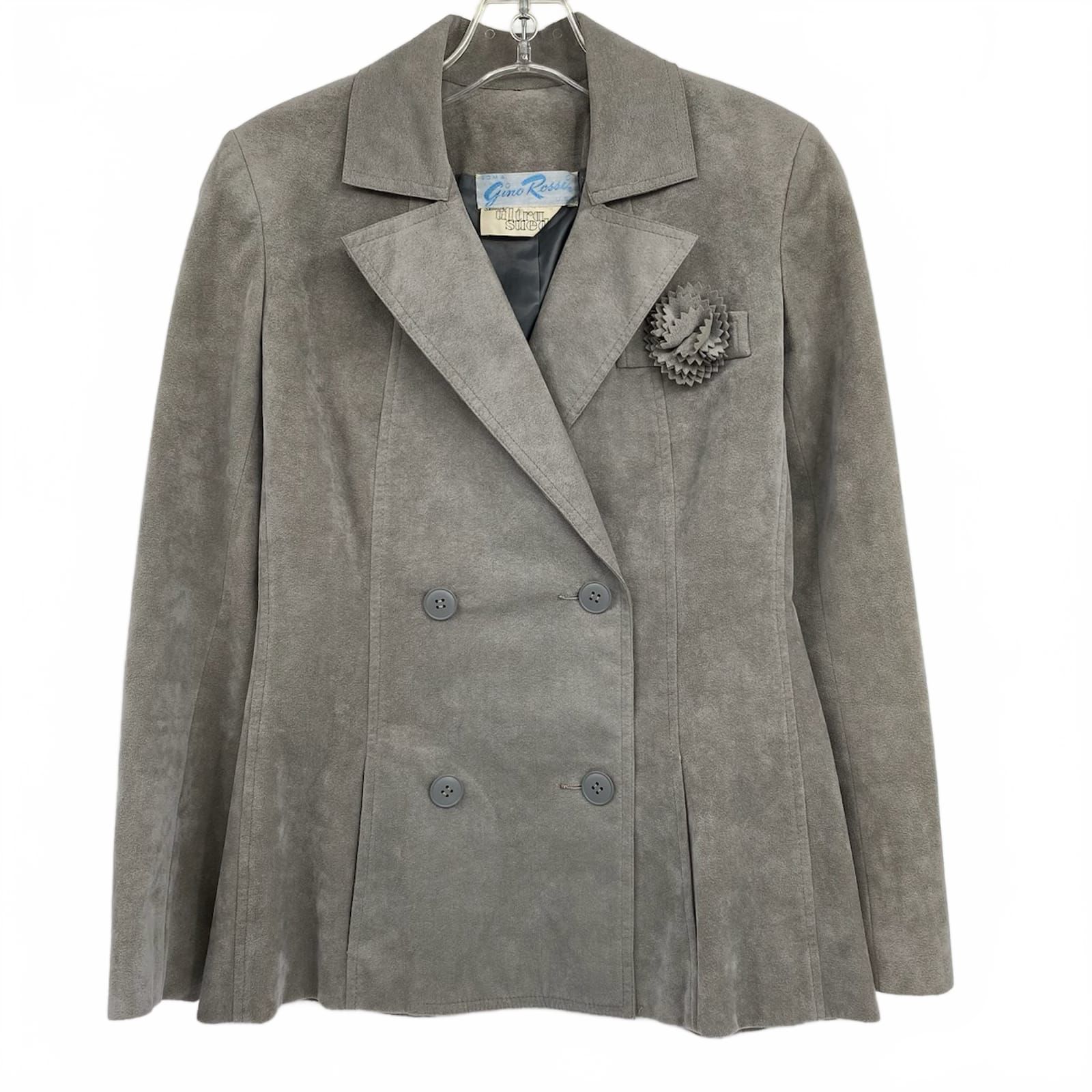 Gino Rossi Vintage Gray Suede Blazer