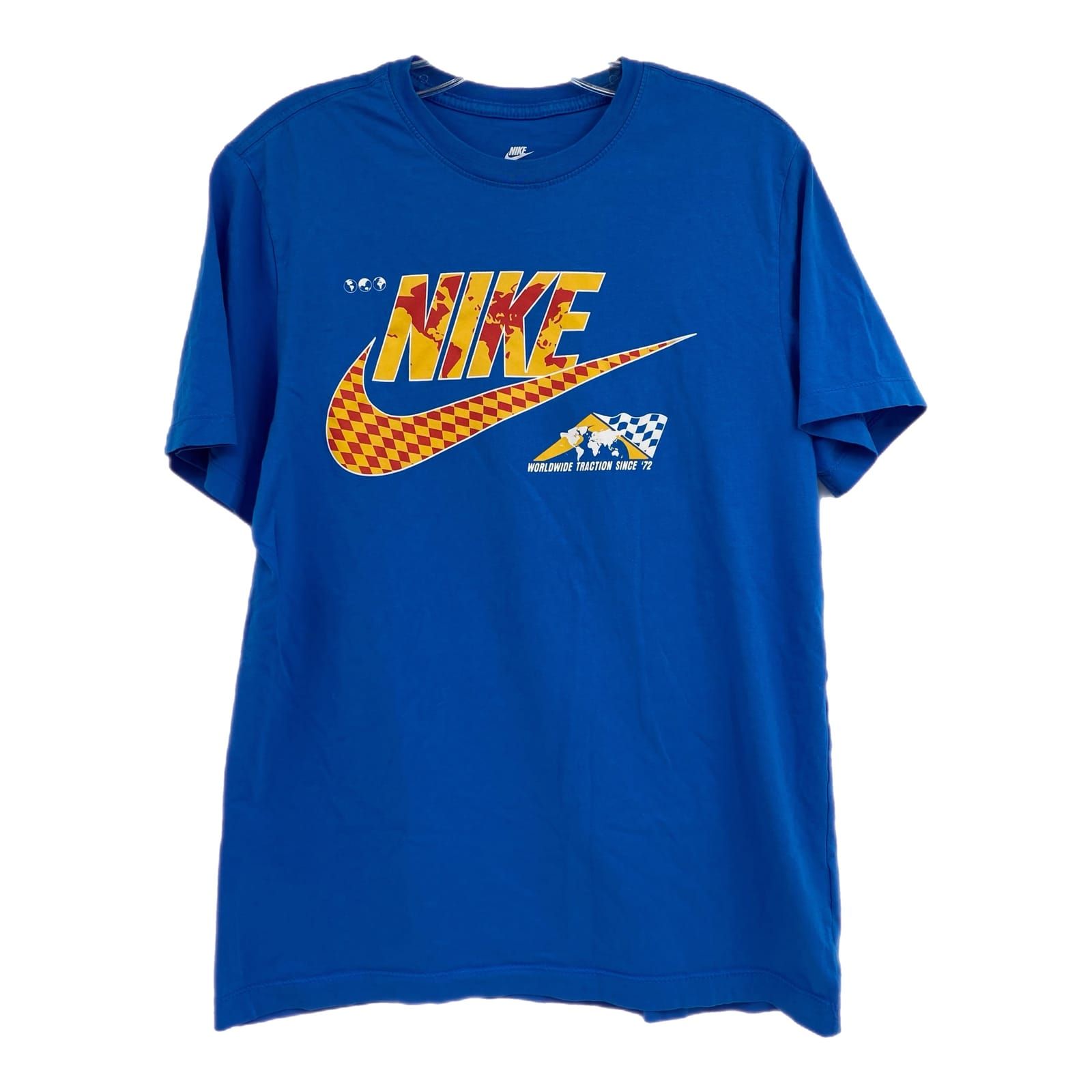 Nike Blue Yellow Short Sleeve Graphic Tee