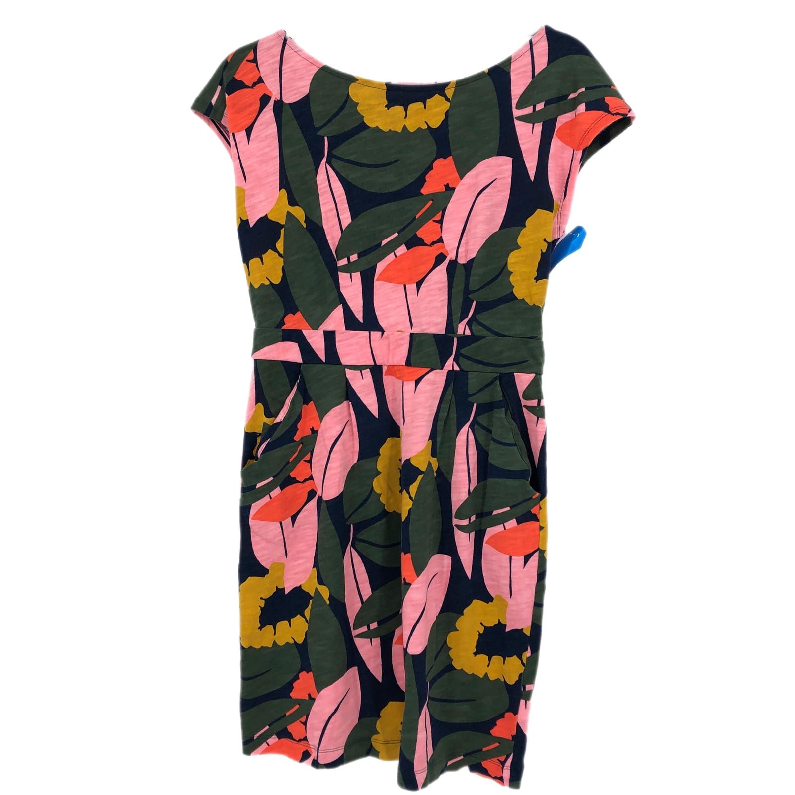 Boden Green Floral Shirt Dress