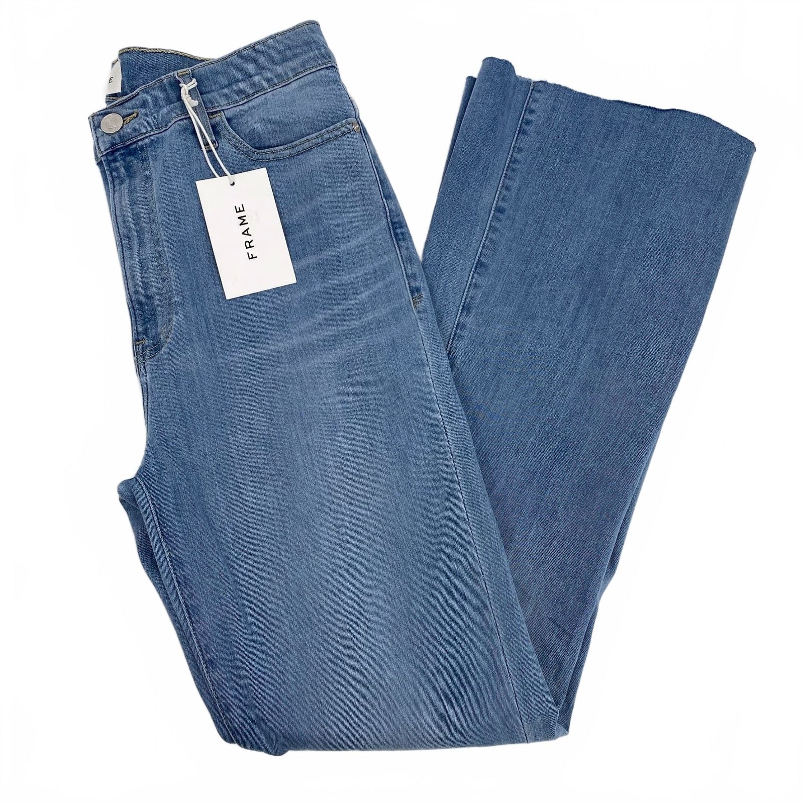 Frame Denim Light Wash Le Easy Flare Jeans