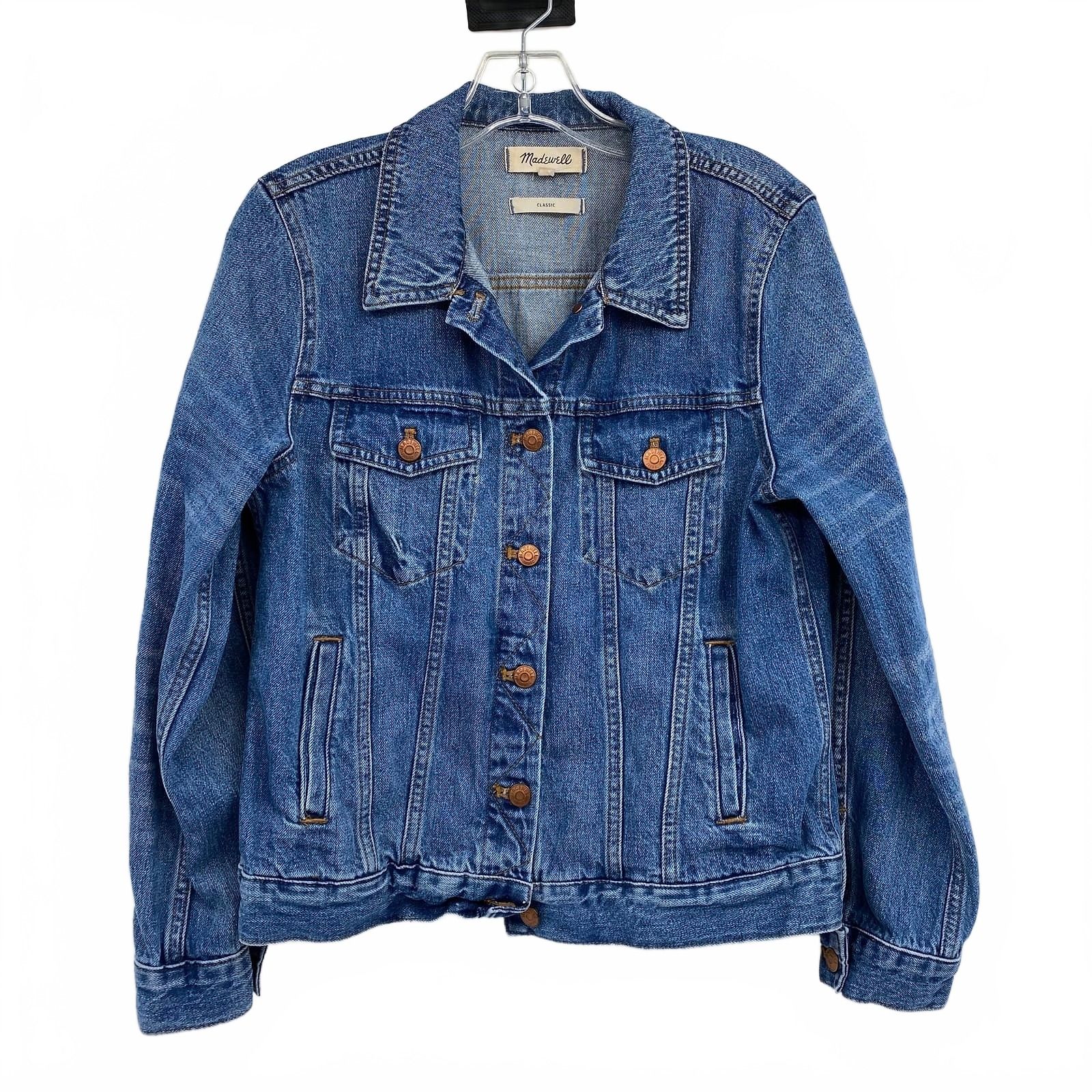 Madewell Blue 100% Cotton Denim Jacket