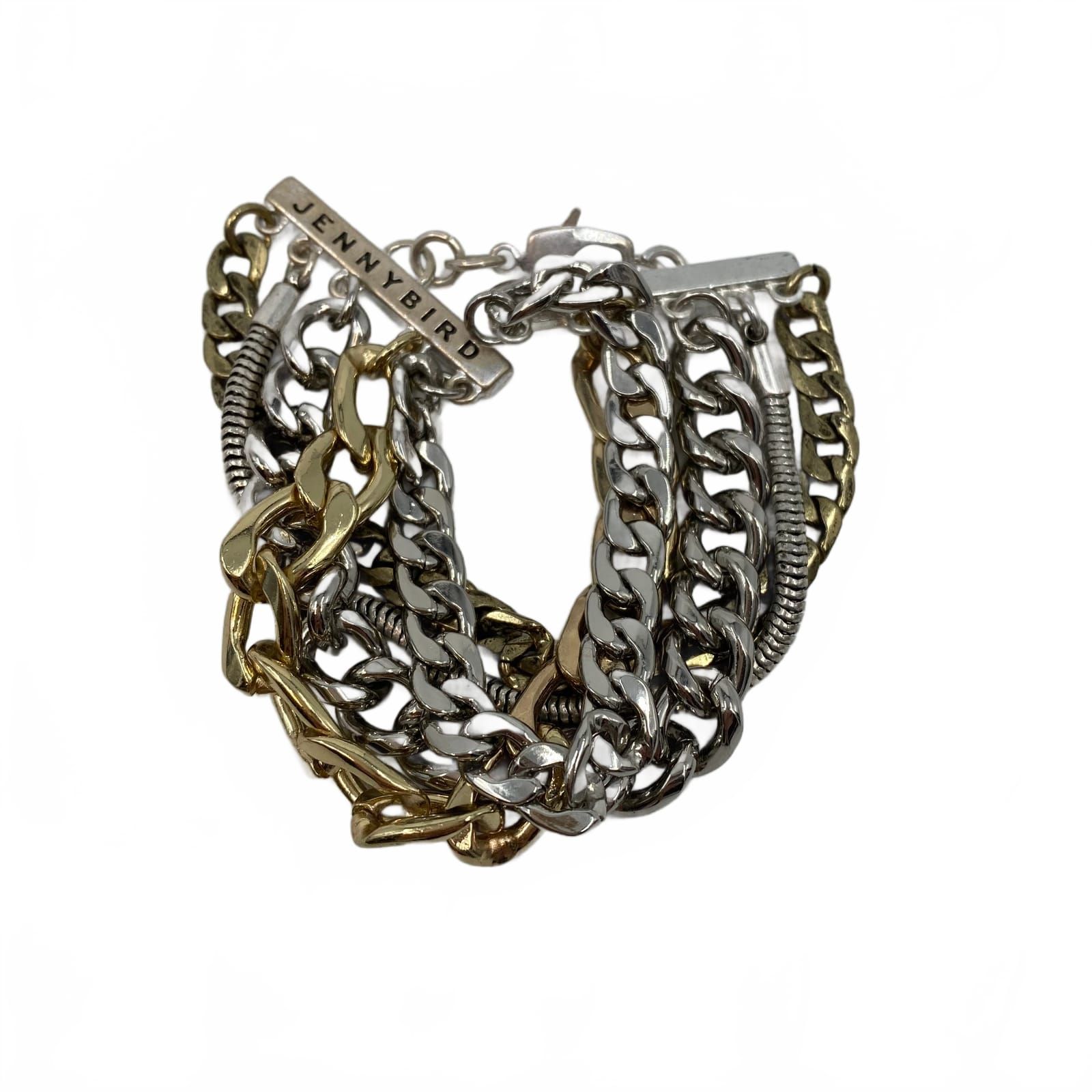 Jenny Bird Gold & Silver Chain Bracelet